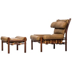 Arne Norell Easy Chair Model Inca by Norell Möbel AB in Sweden