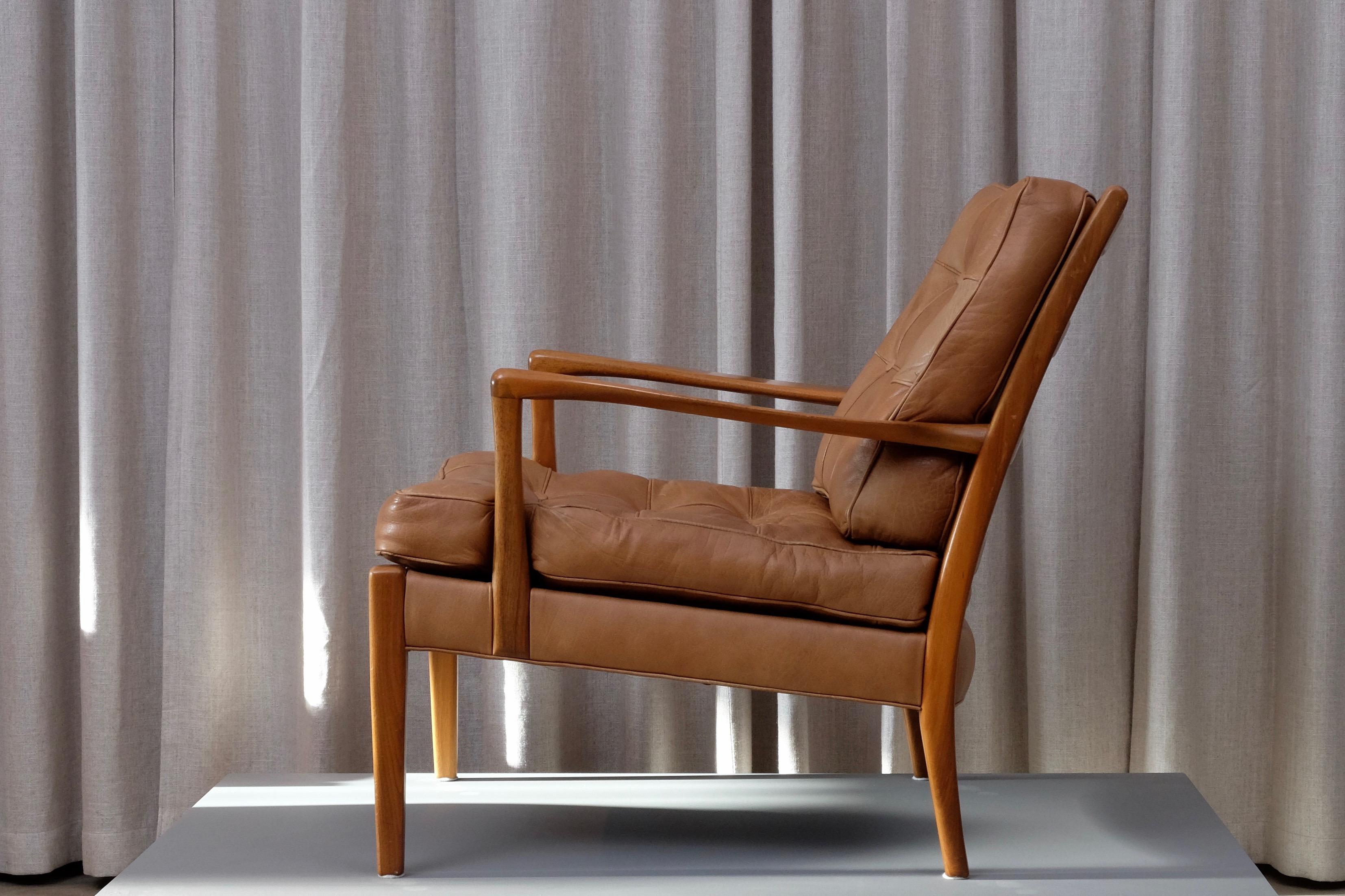 Arne Norell Easy Chair Modell „Löven“, 1960er Jahre (Skandinavische Moderne) im Angebot