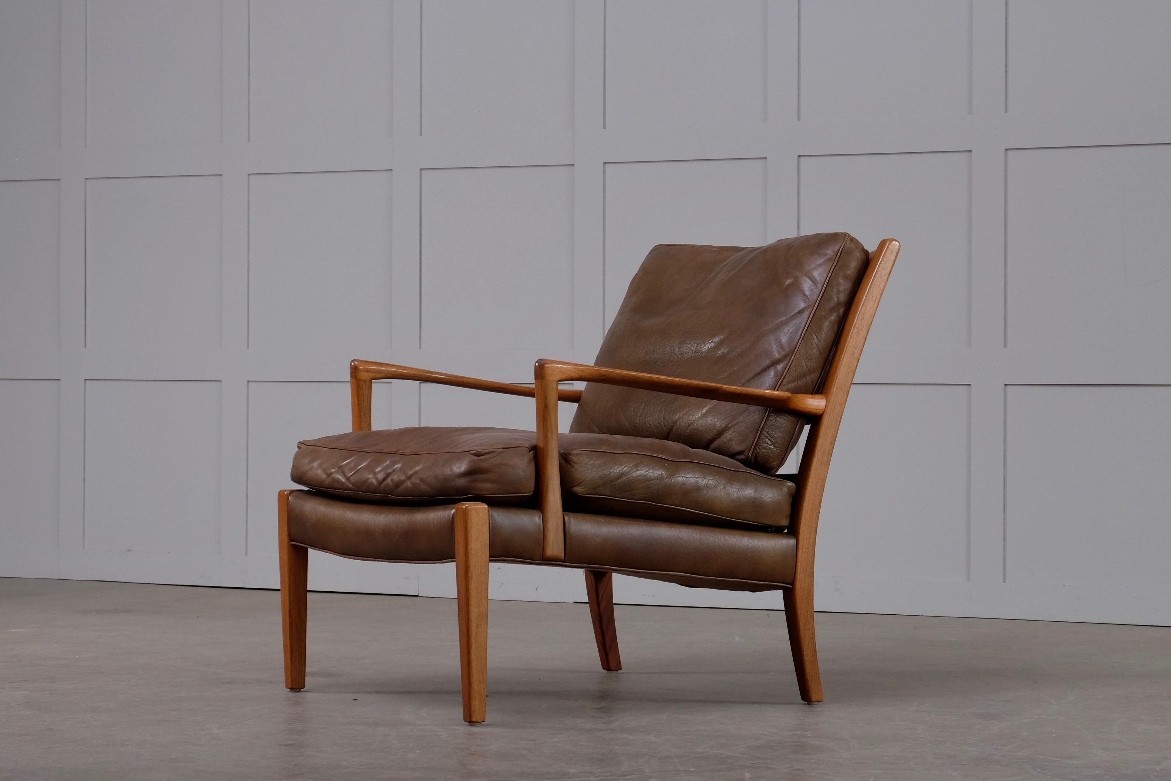 Swedish Arne Norell Easy Chair Model 