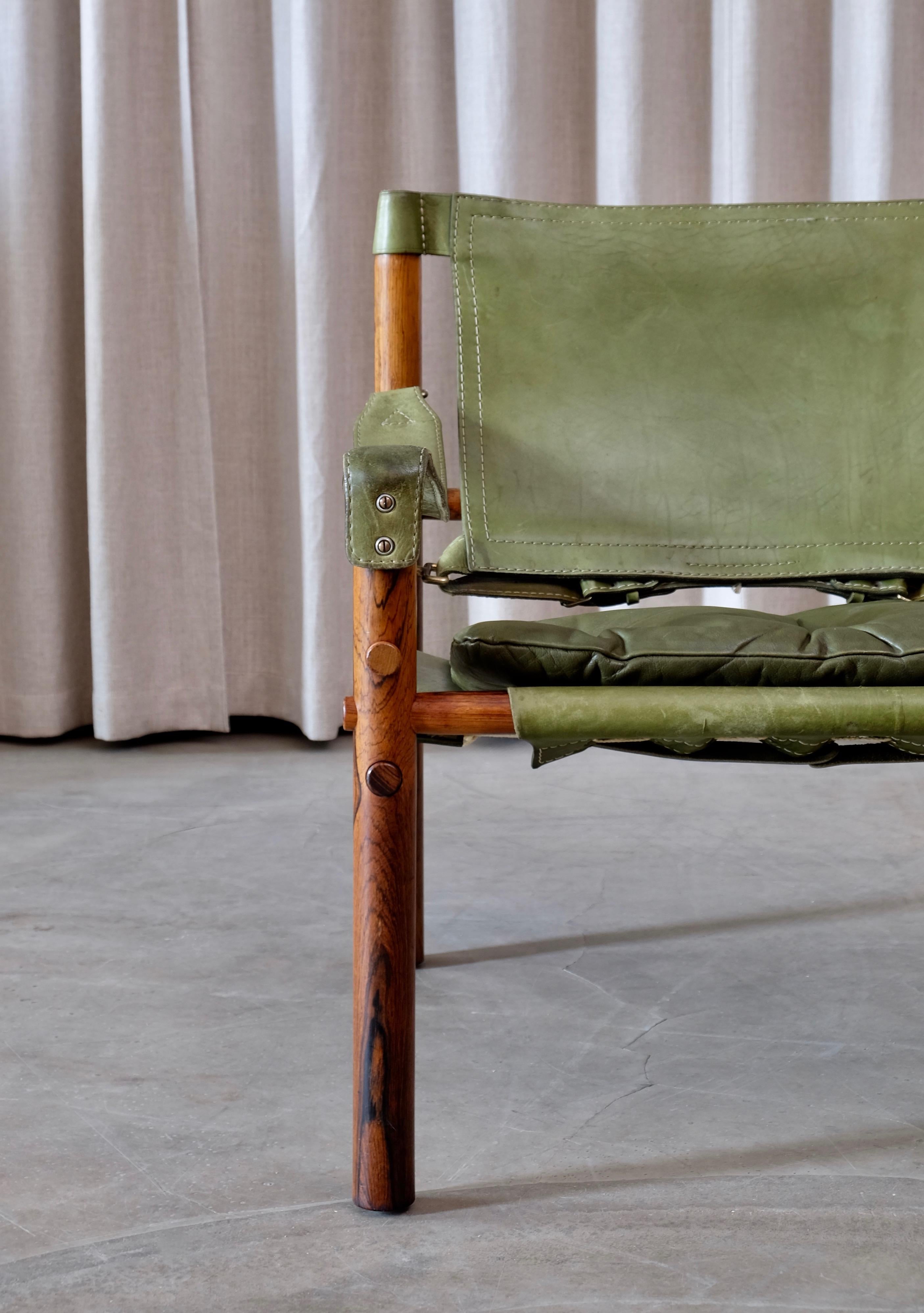 Scandinavian Modern Arne Norell Easy Chair Model Sirocco, 1960s