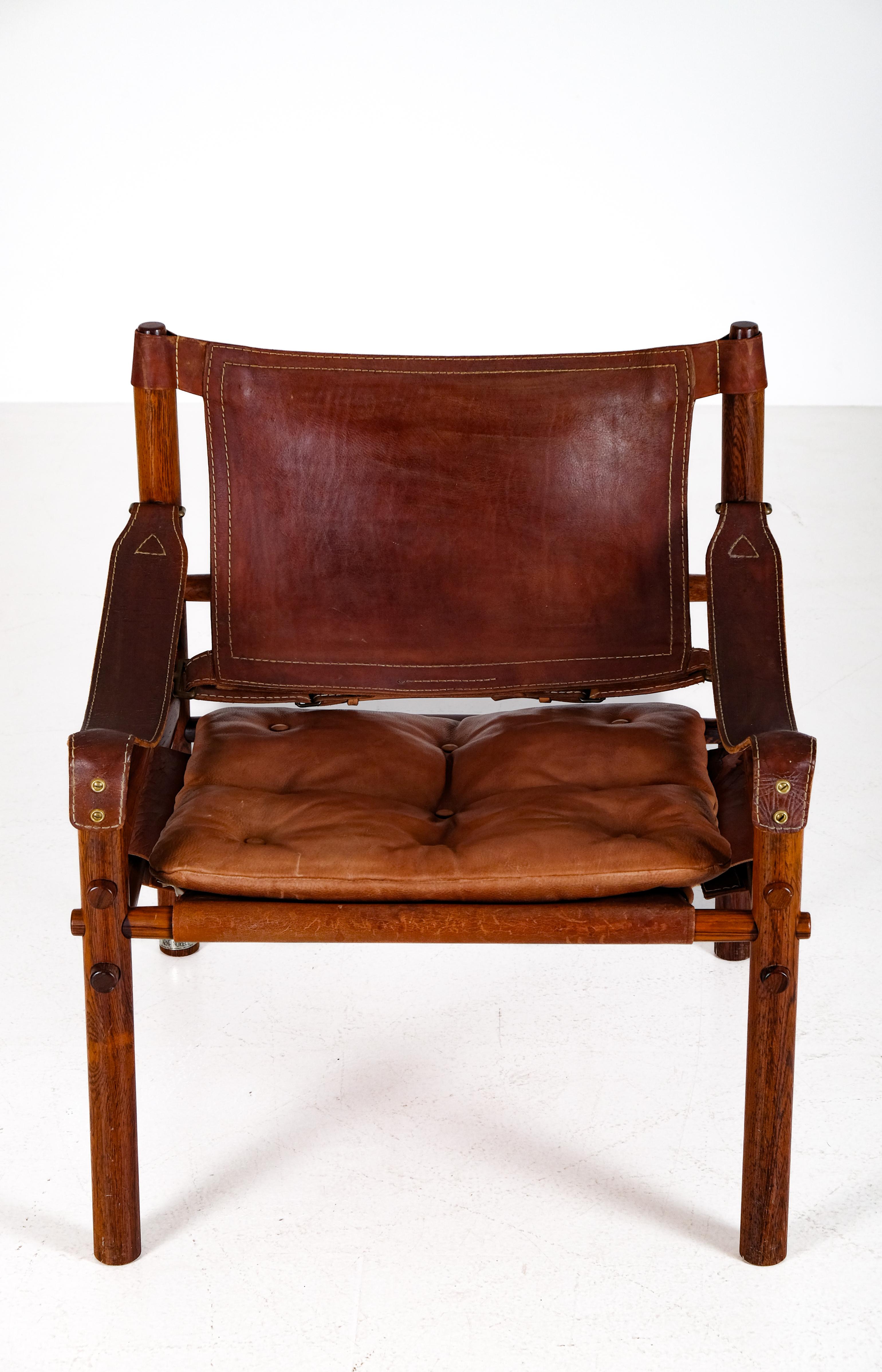 Sillón Arne Norell Modelo Sirocco, años 70 Escandinavo moderno en venta