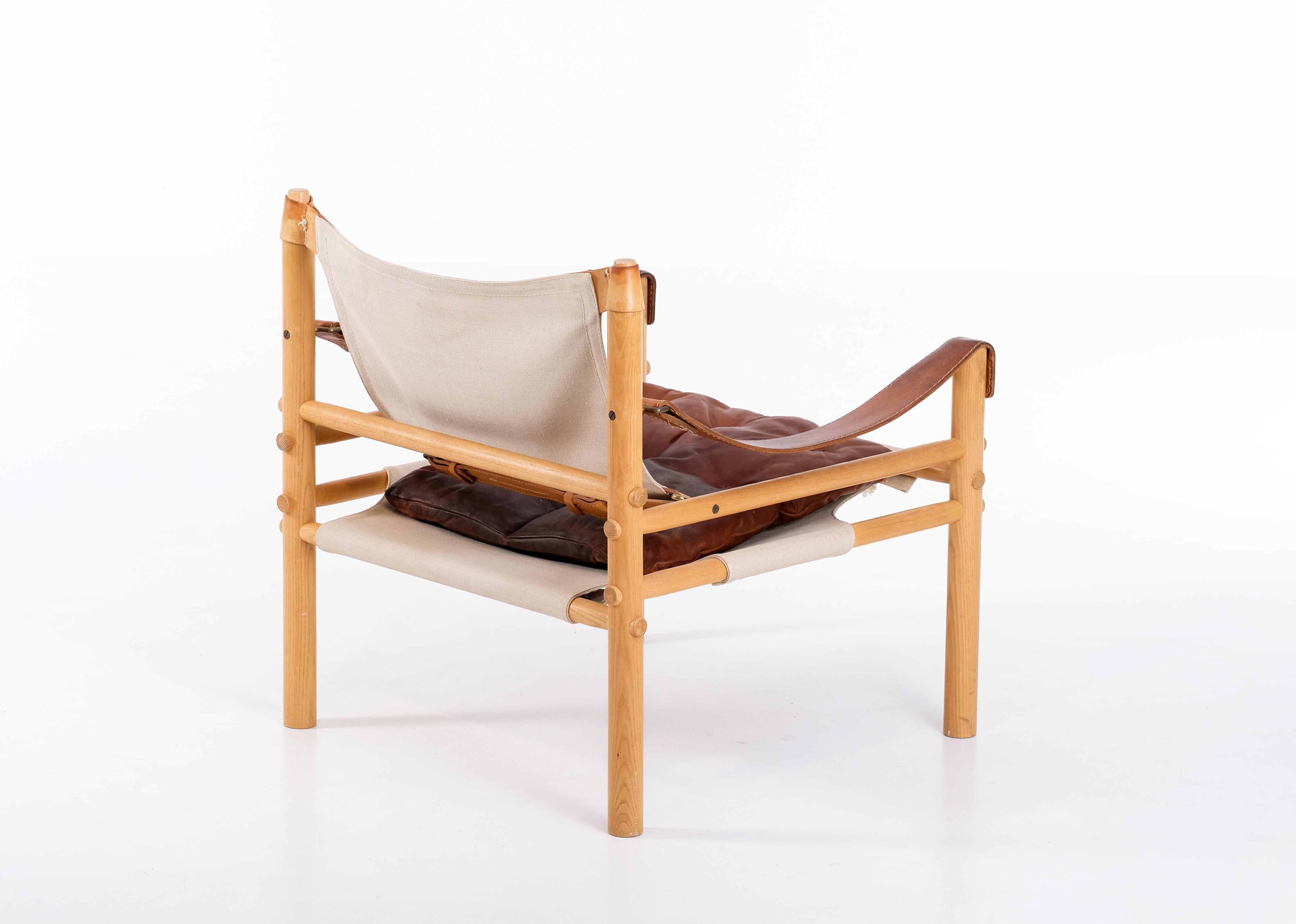Swedish Arne Norell Easy Chair Model Sirocco, 1970s For Sale
