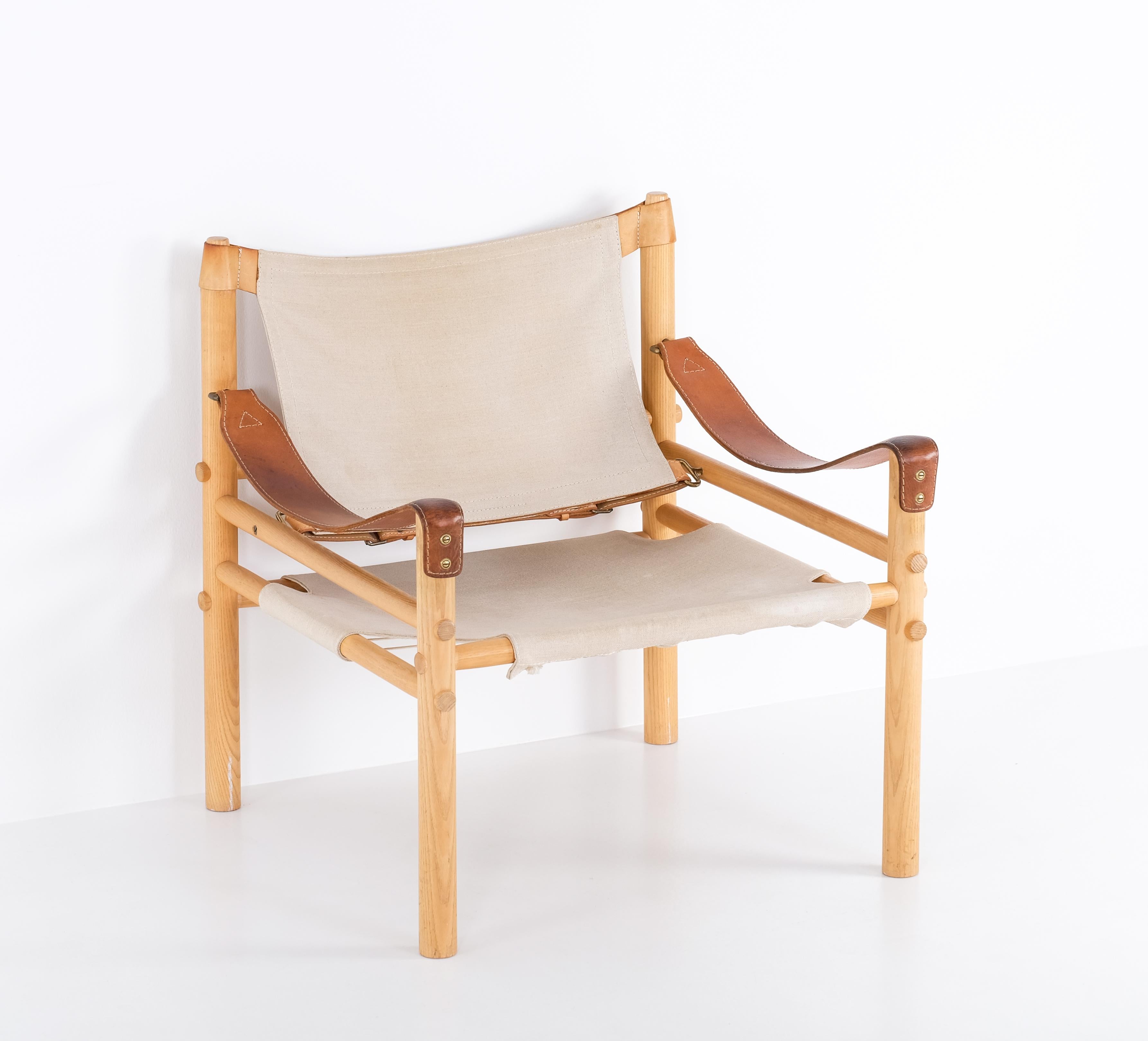 Late 20th Century Arne Norell Easy Chair Model Sirocco, 1970s For Sale