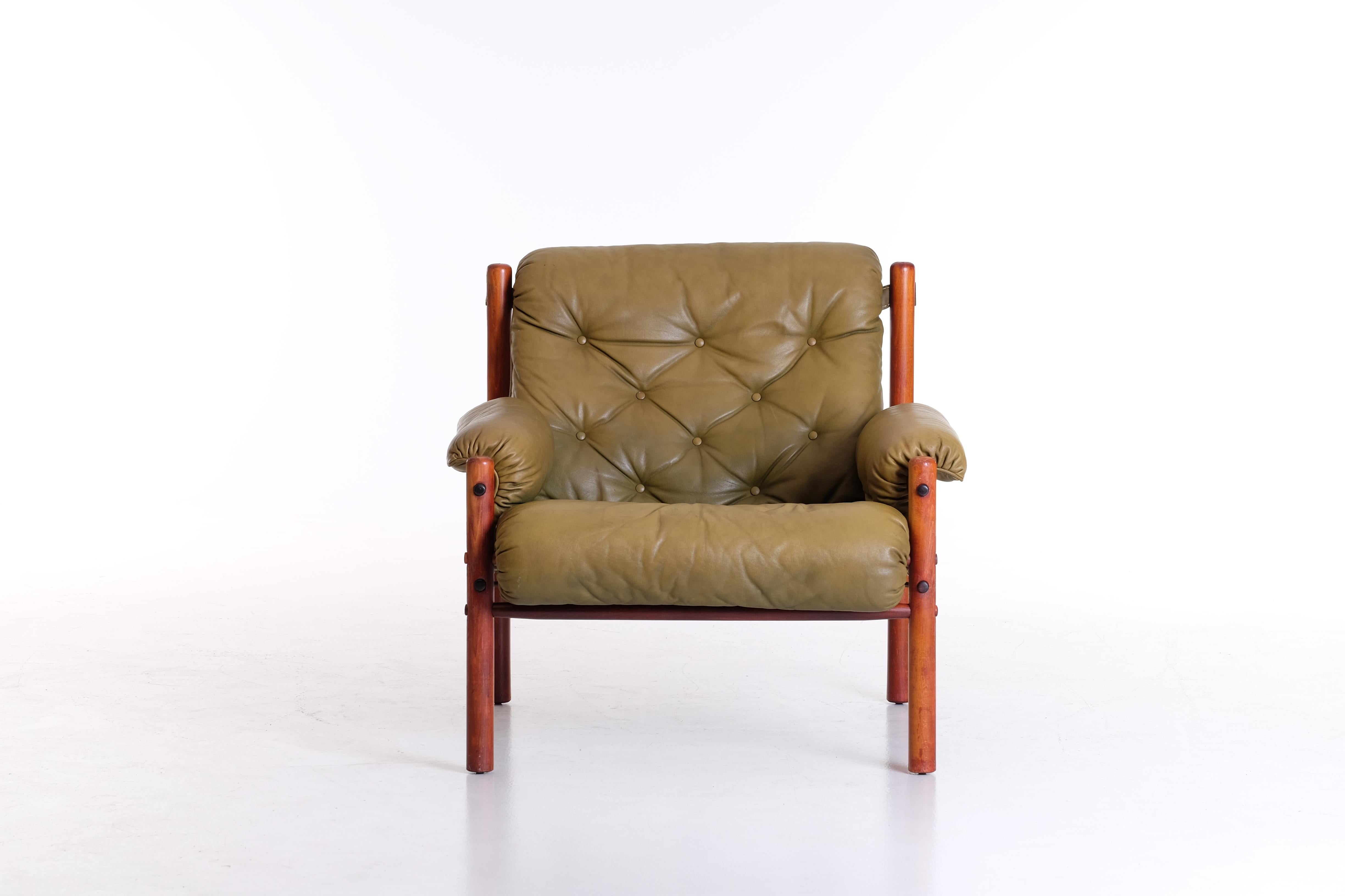 Arne Norell Easy Chair, Sweden, 1970s In Good Condition In Stockholm, SE