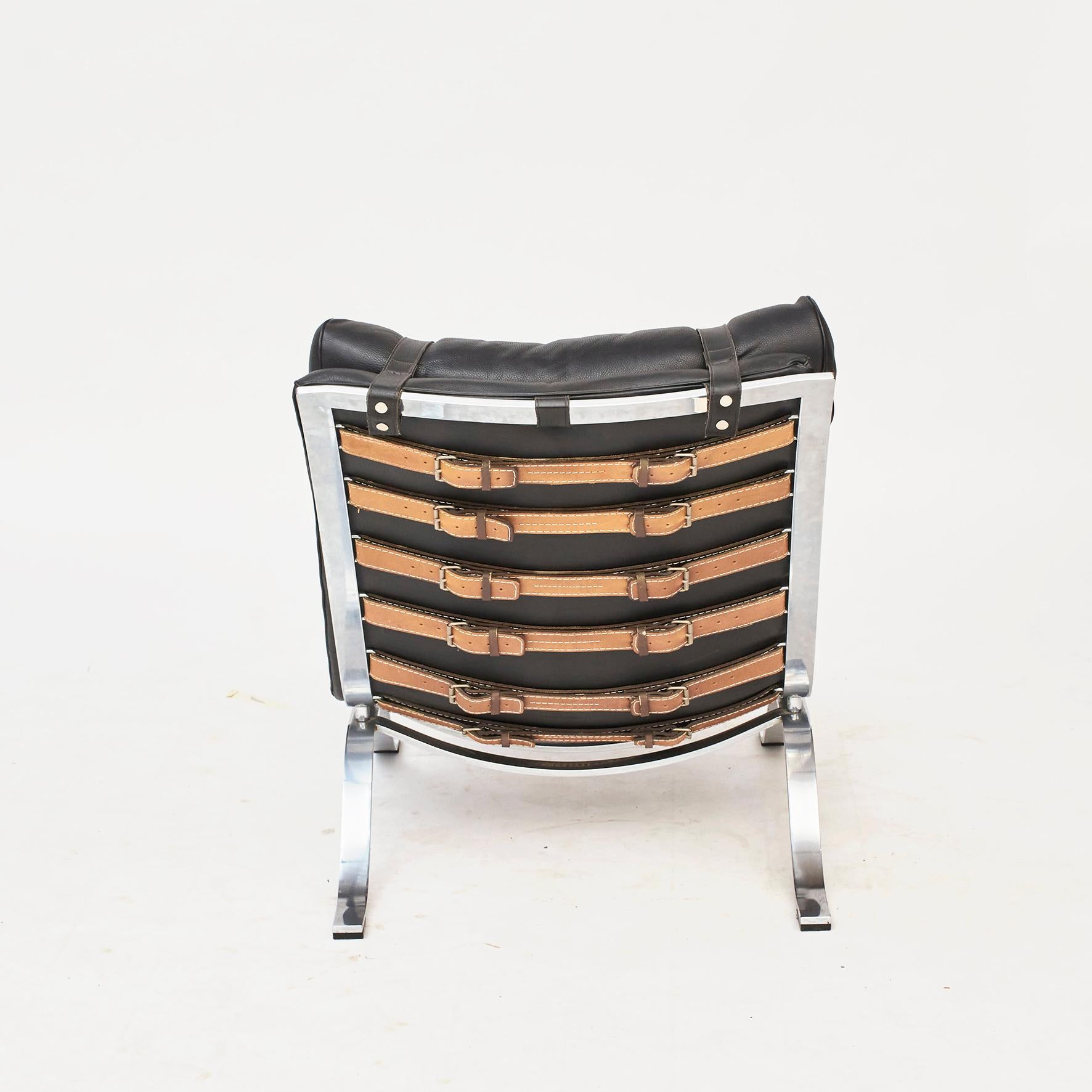 Scandinavian Modern Arne Norell Easy Chairs Model ARI