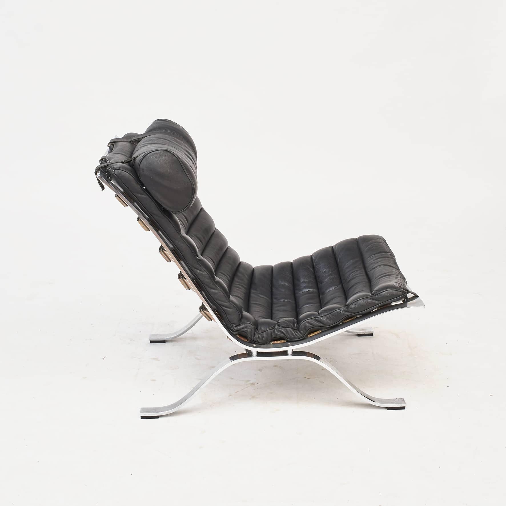 Swedish Pair Of Arne Norell Easy Chairs Model ARI