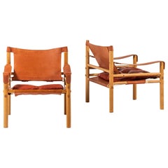 Arne Norell Easy Chairs Model Sirocco Produced by Arne Norell AB in Sweden