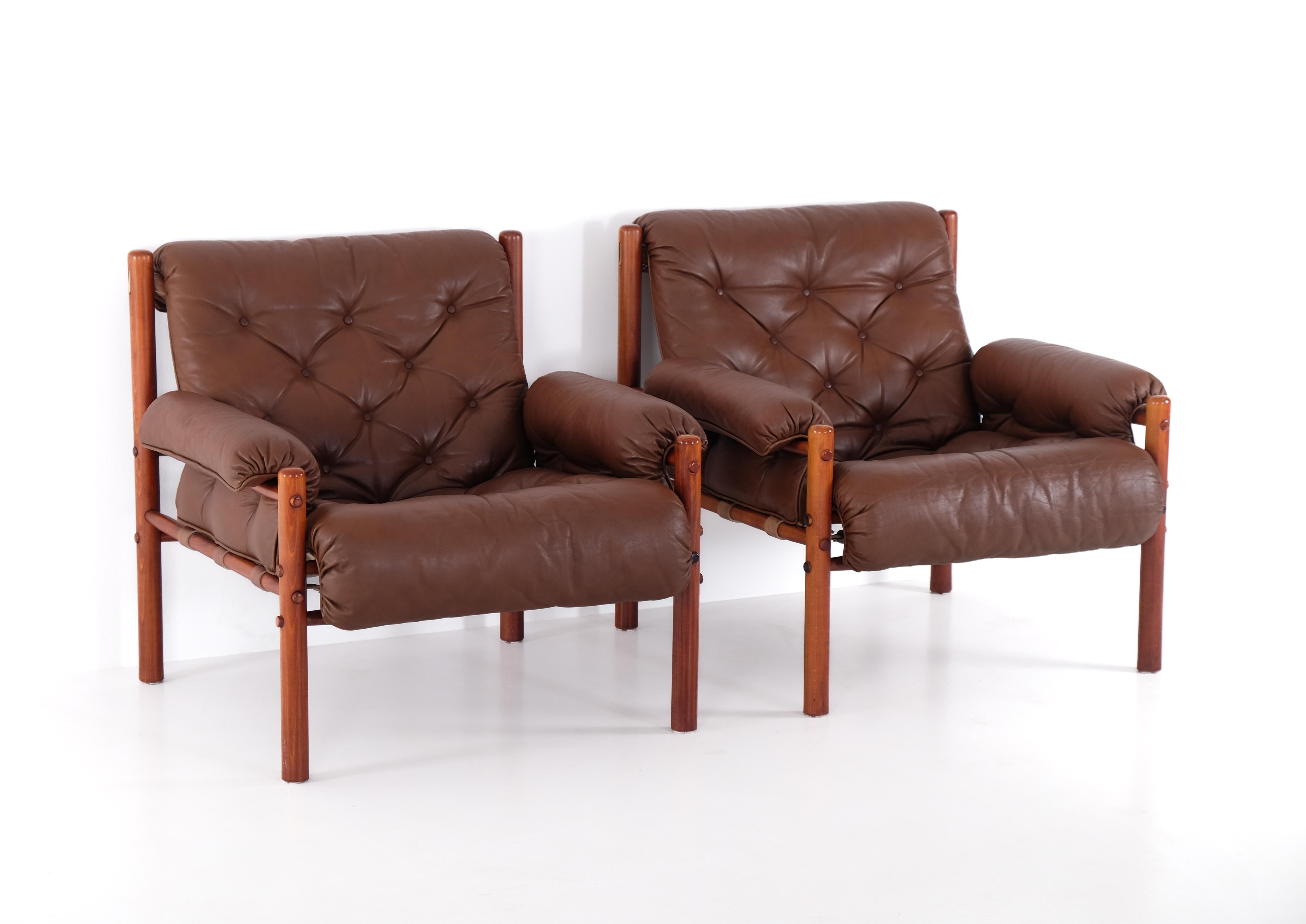 Fauteuils Arne Norell, Suède, années 1970 en vente 3