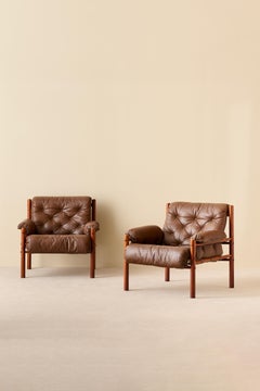 Arne Norell Easy Chairs, Sweden, 1970s