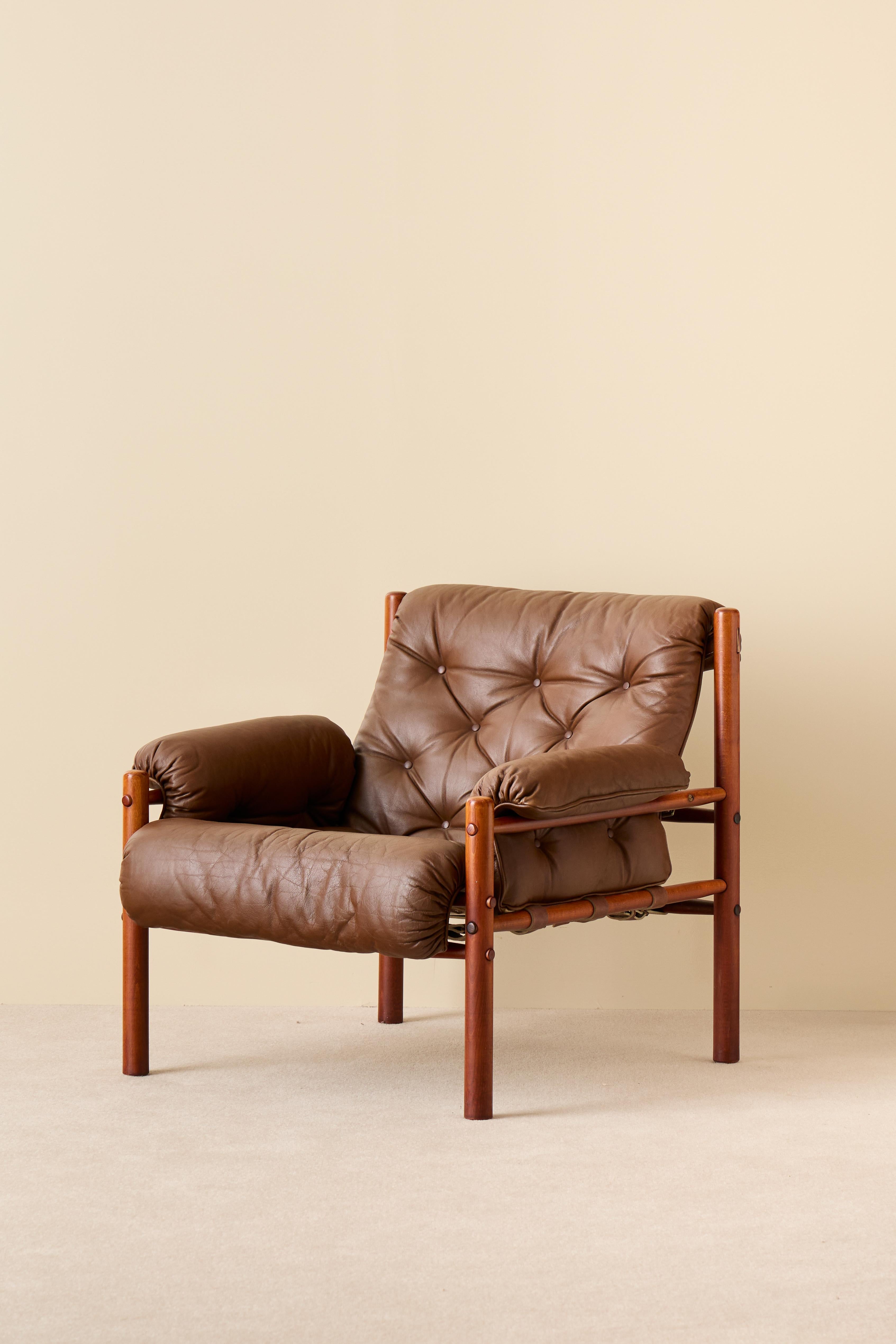 Scandinave moderne Fauteuils Arne Norell, Suède, années 1970 en vente