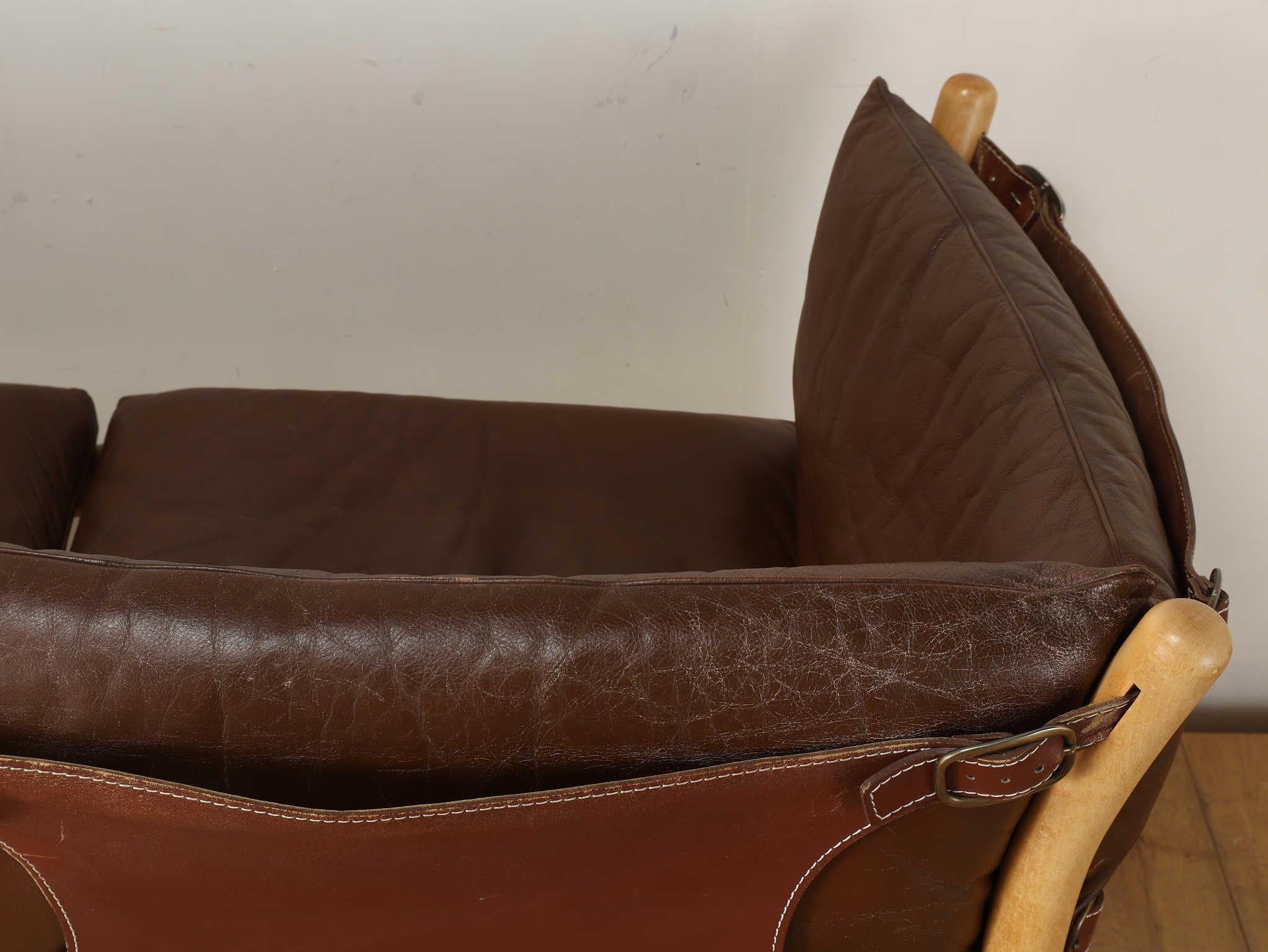 Arne Norell Ilona 2 Seater Sofa 1970's For Sale 4