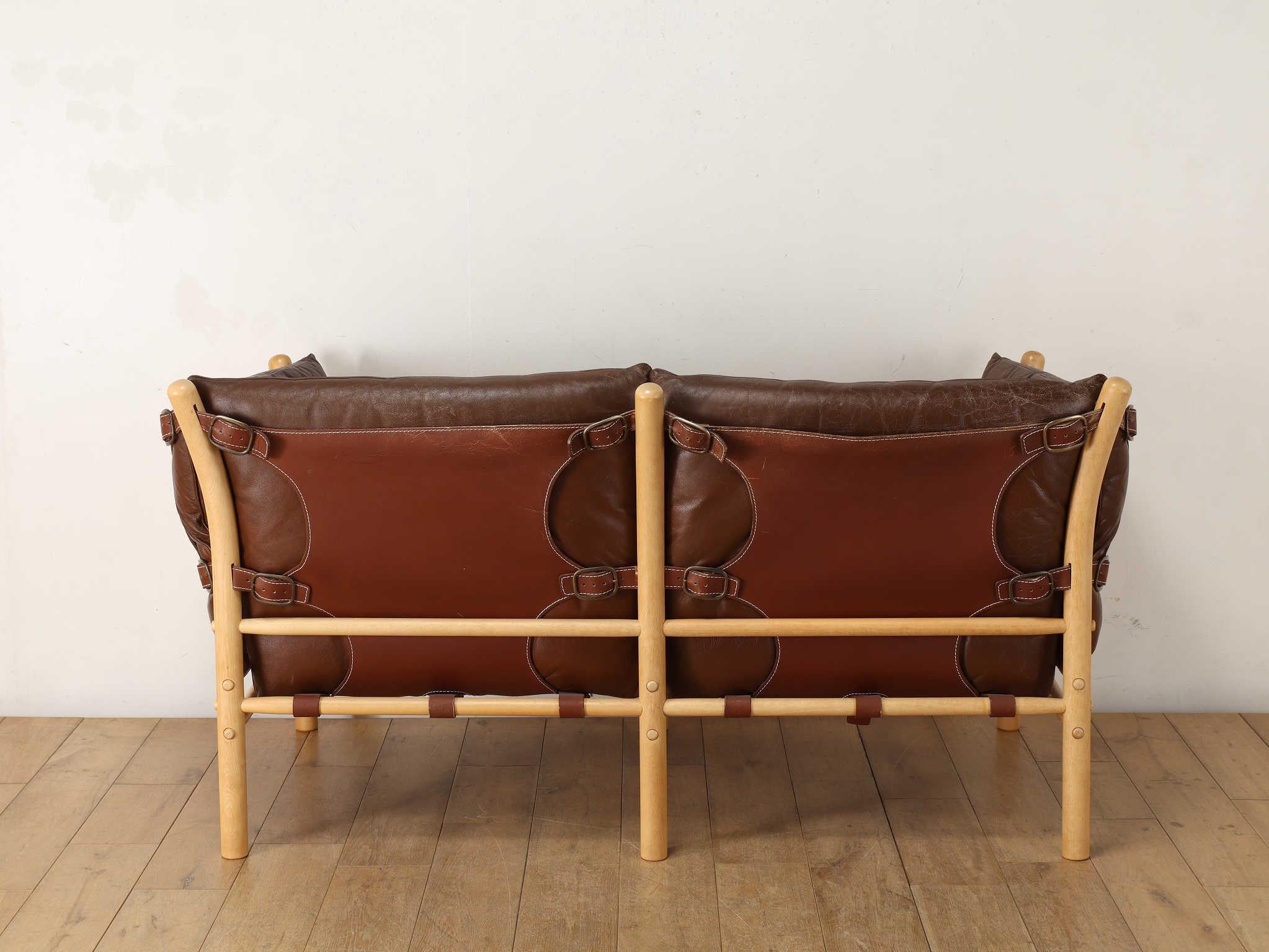 Swedish Arne Norell Ilona 2 Seater Sofa 1970's For Sale