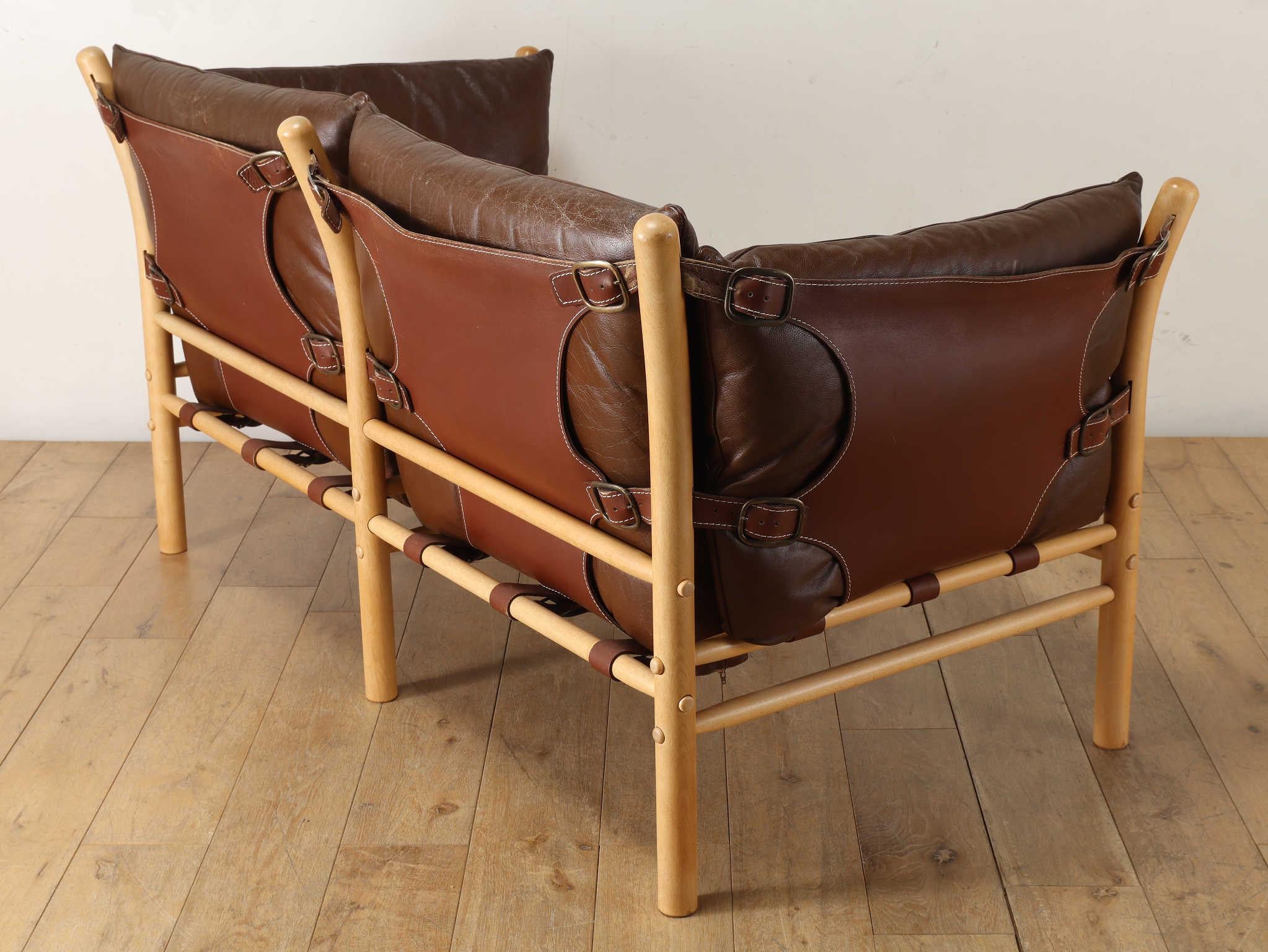 Arne Norell Ilona 2 Seater Sofa 1970's In Good Condition For Sale In Shibuya-ku, 13