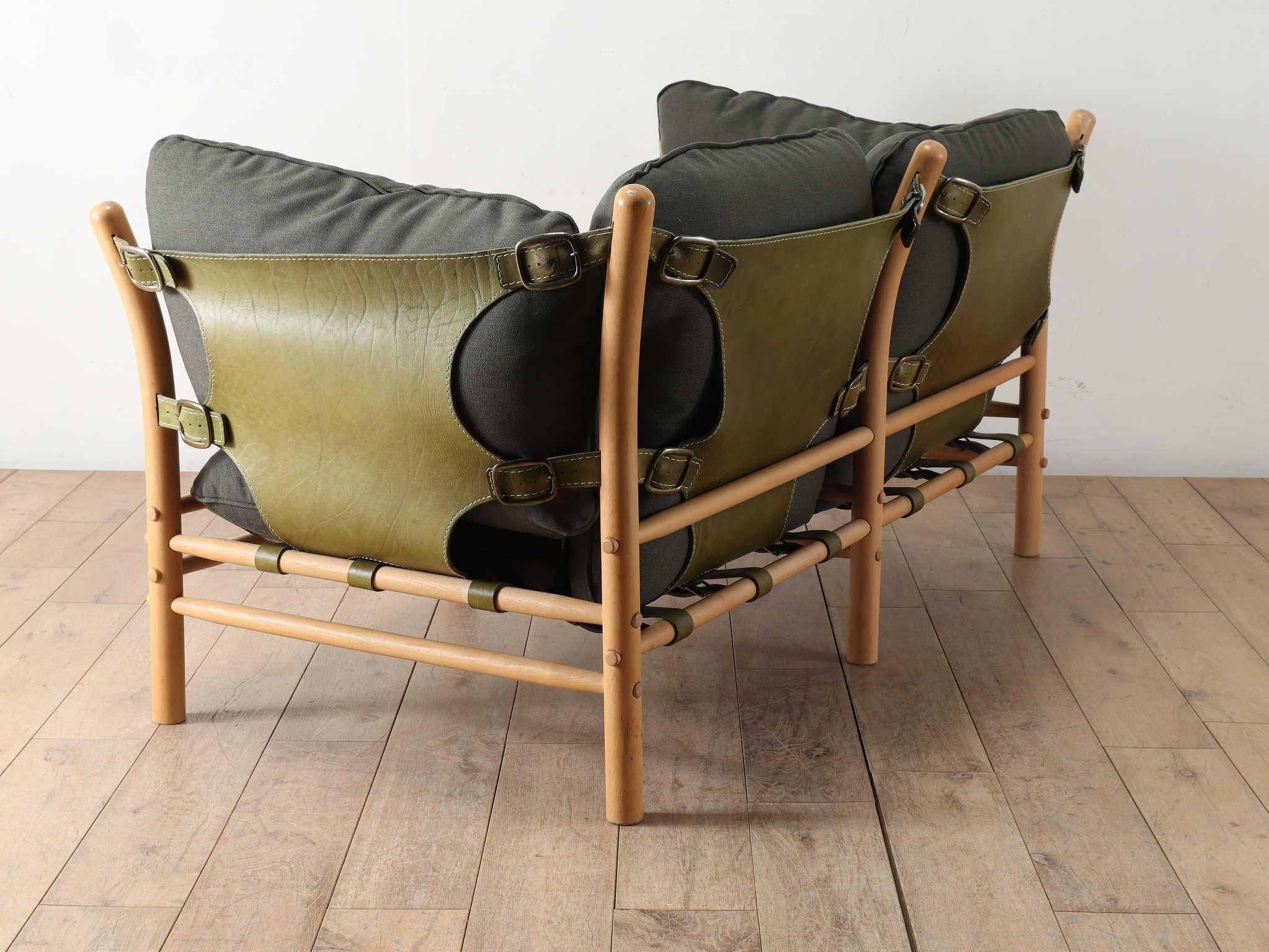 Arne Norell Ilona 2 Seater Sofa 1970's 2