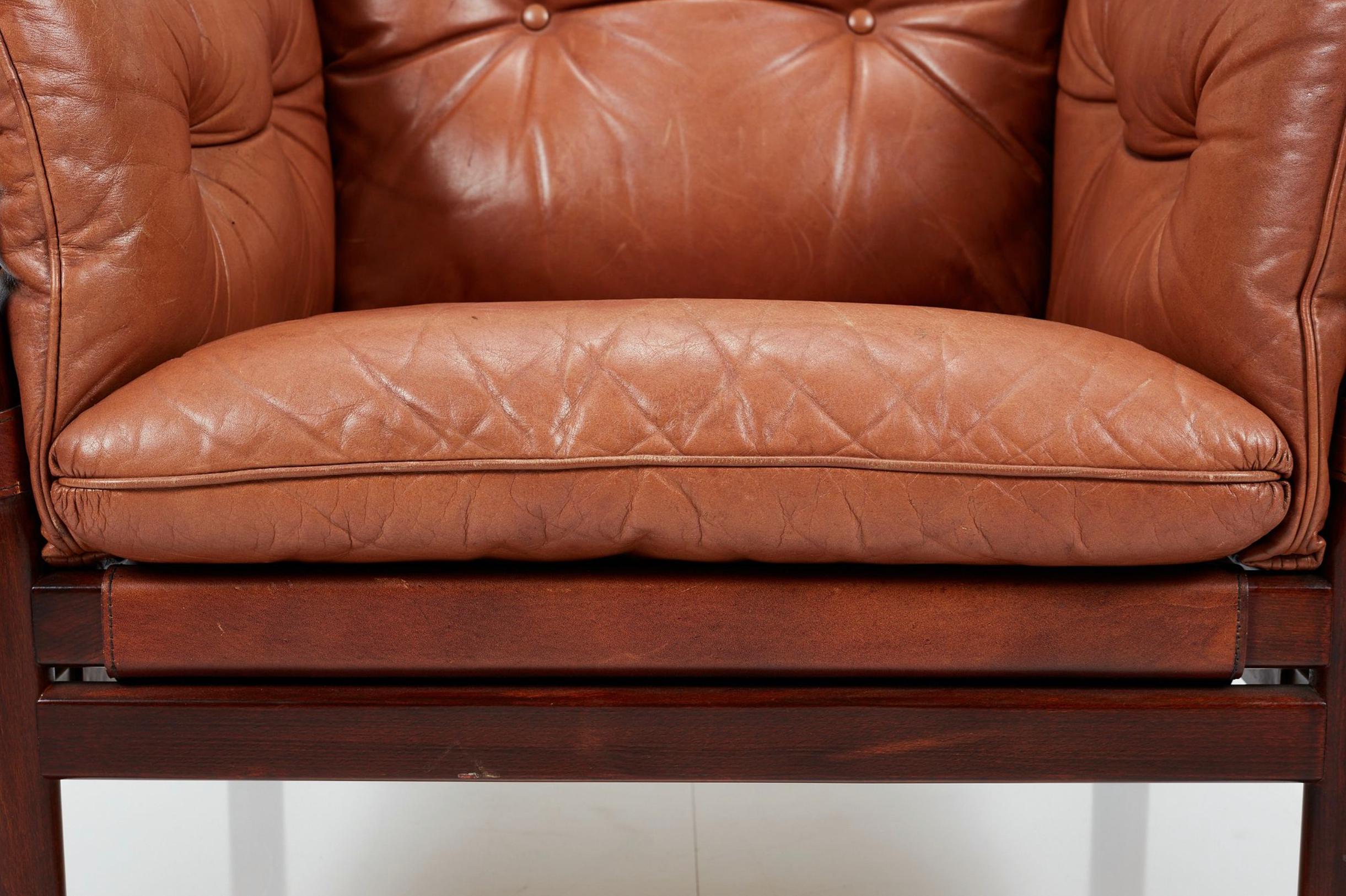 Arne Norell 'Ilona' Lounge Chairs for Norrell Mobel AB, Sweden 4