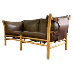 Arne Norell Ilona Safari Loveseat Danish Modern