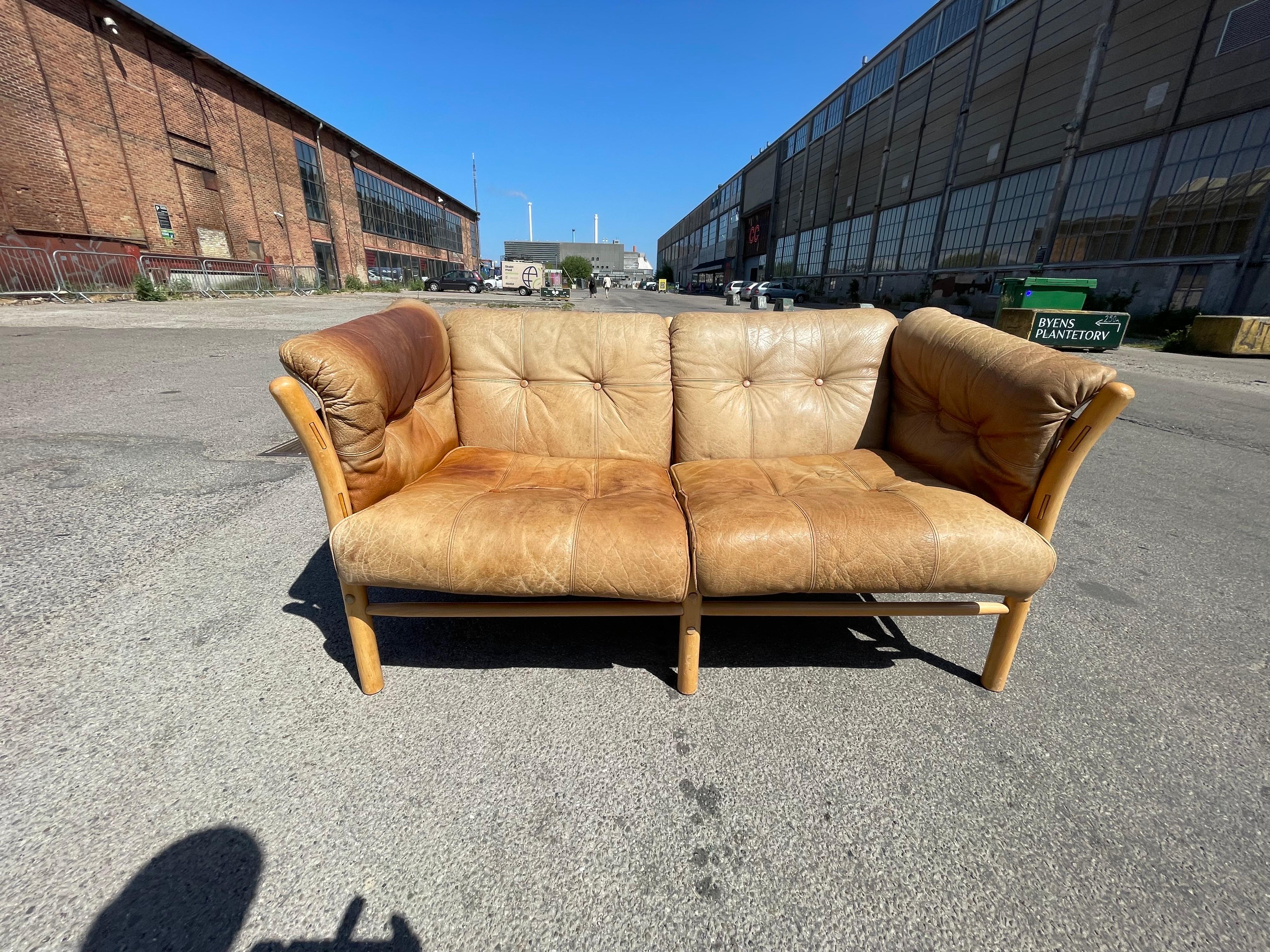 Arne Norell Ilona sofa from the 1970´s In Fair Condition For Sale In Copenhagen, DK