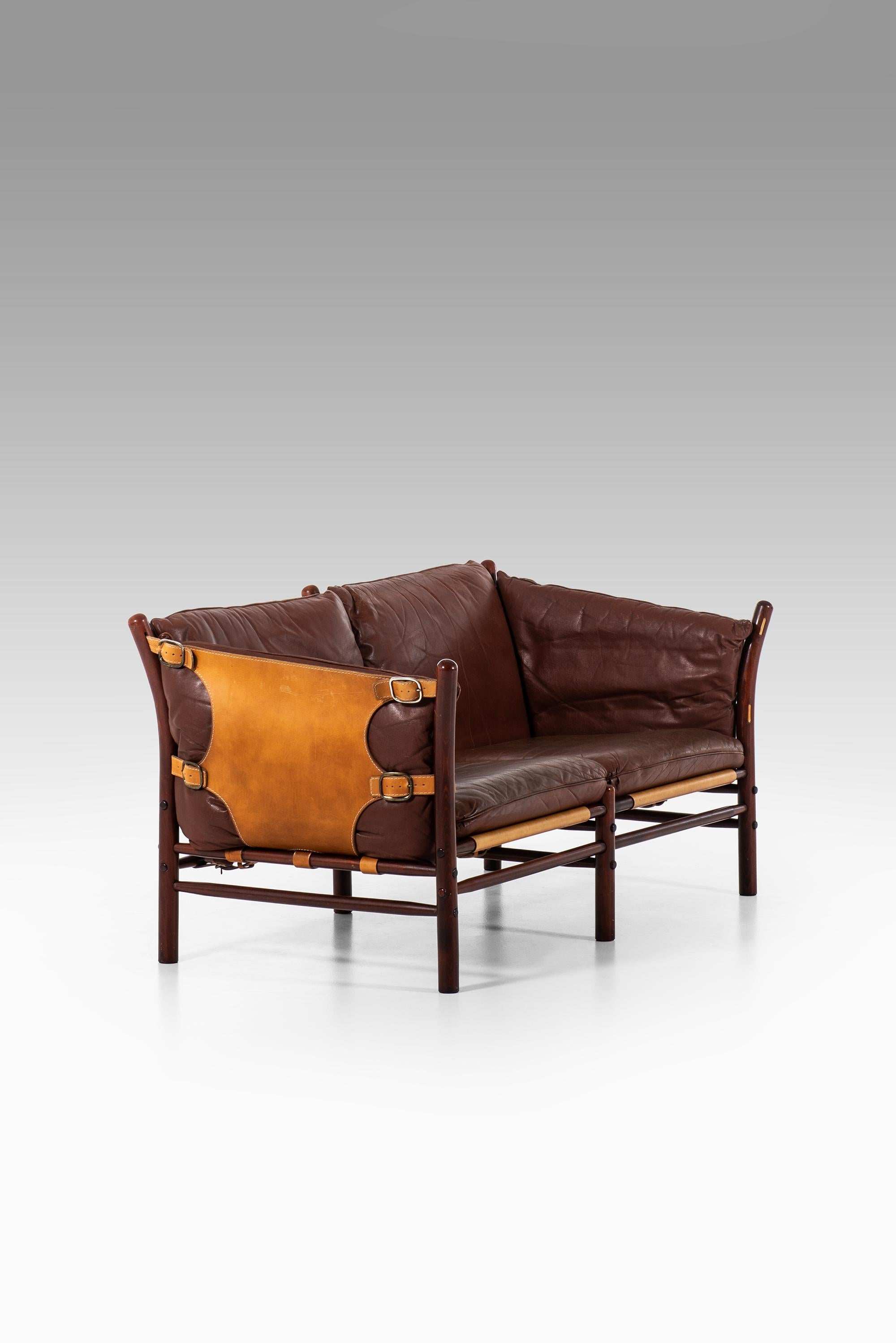 Leather Arne Norell Ilona Sofa Produced by Arne Norell Ab in Sweden