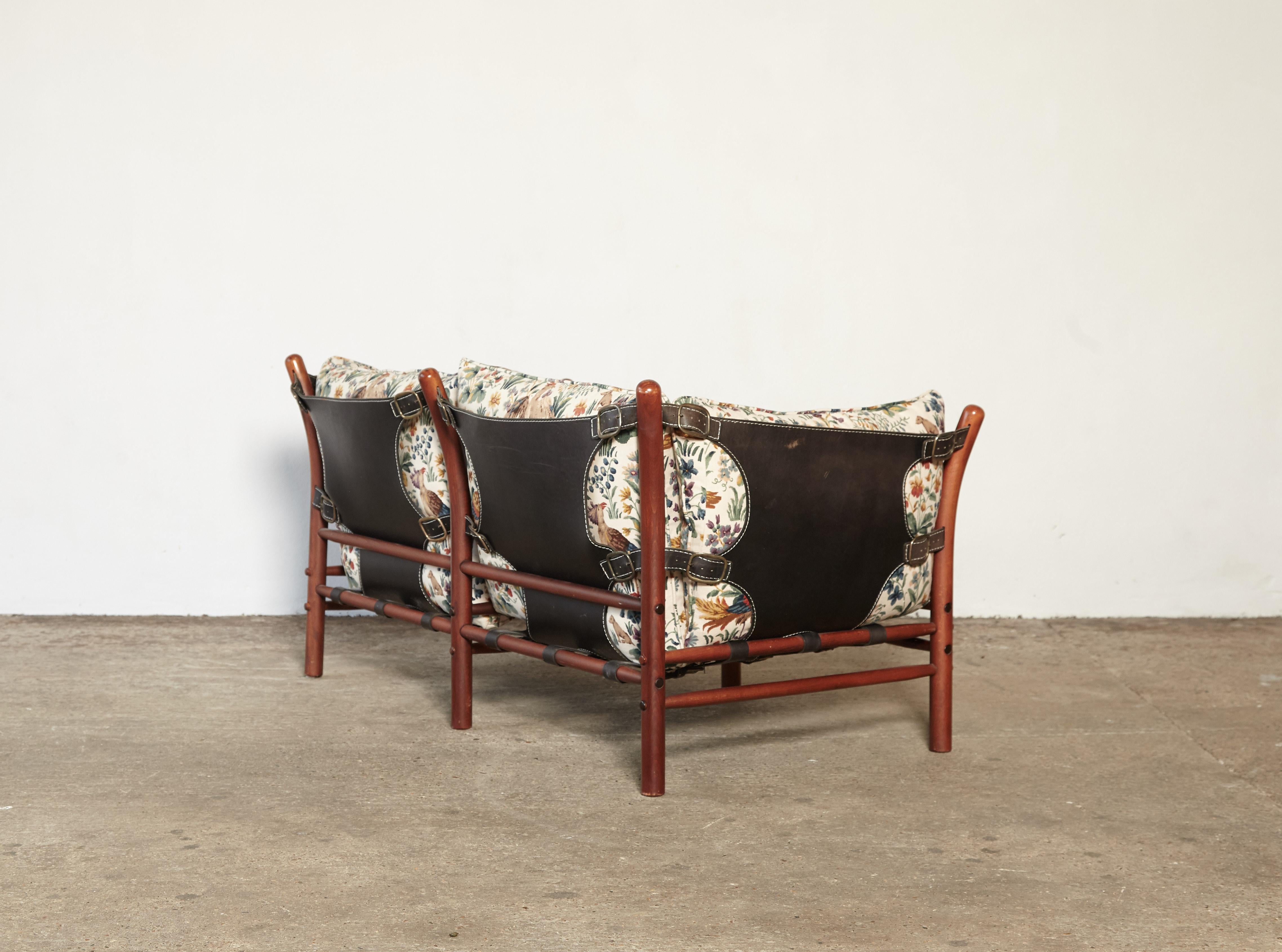 Sofá Arne Norell Ilona, Suecia, década de 1970 Latón en venta