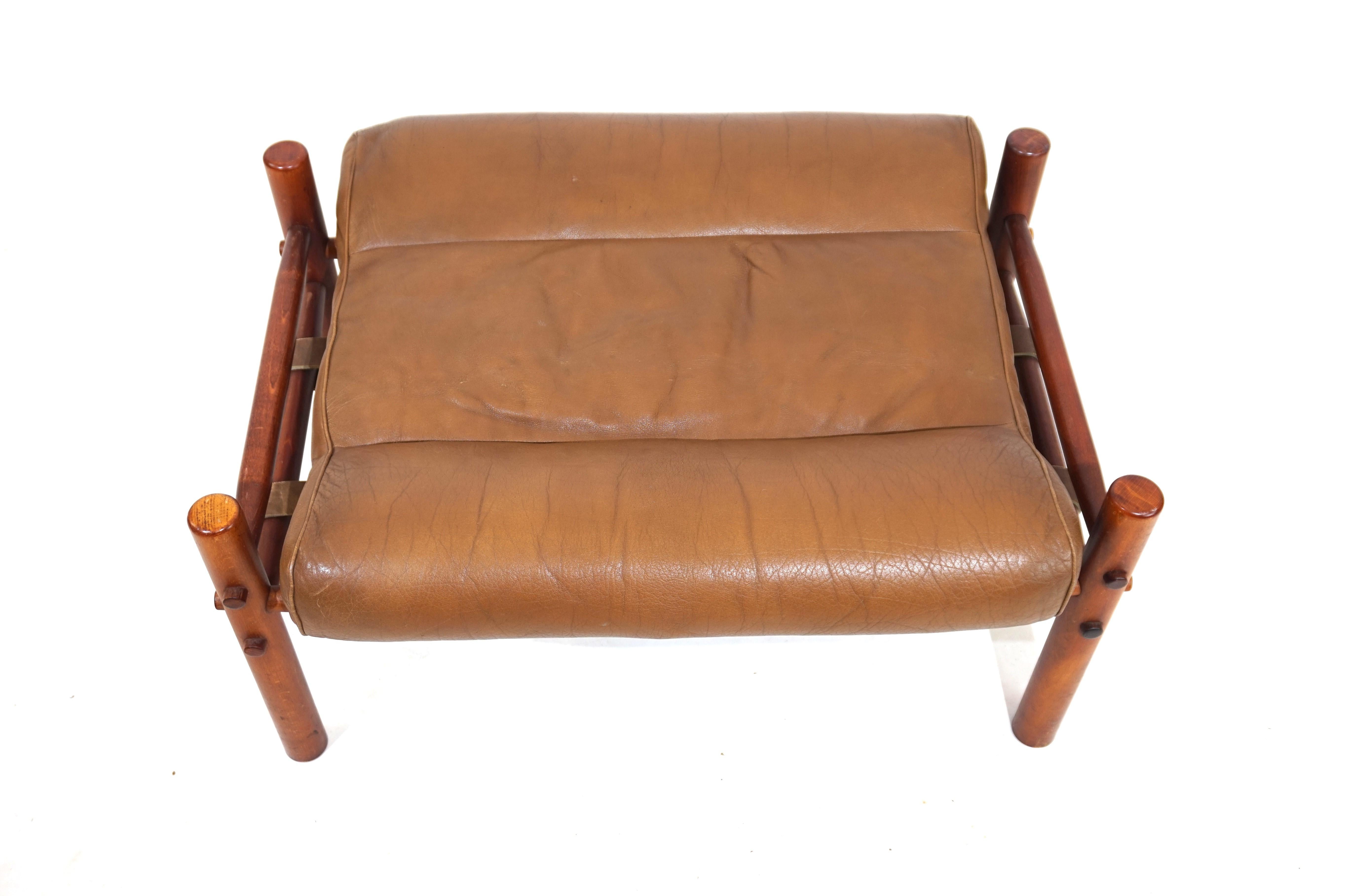 Arne Norell Inca chair with ottoman for Norell AB For Sale 5