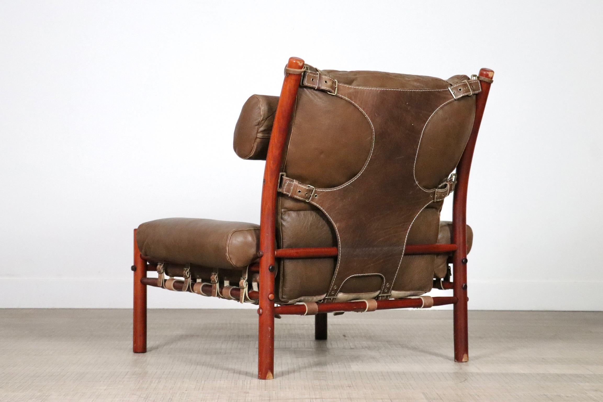 Arne Norell Inca Lounge Chair, Sweden 1960s For Sale 6