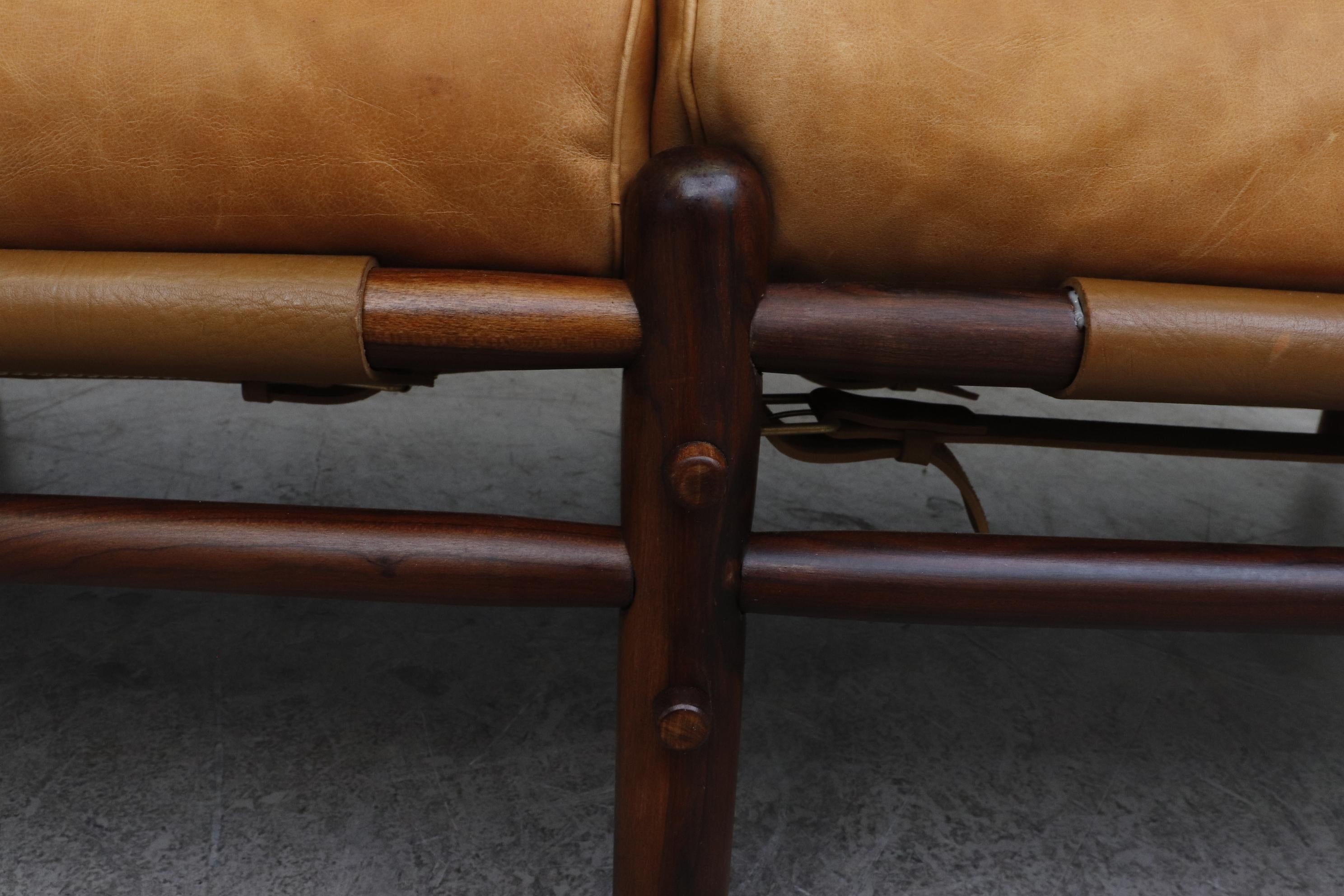 Arne Norell Kon-Tiki Leather 3-Seat Sofa 13