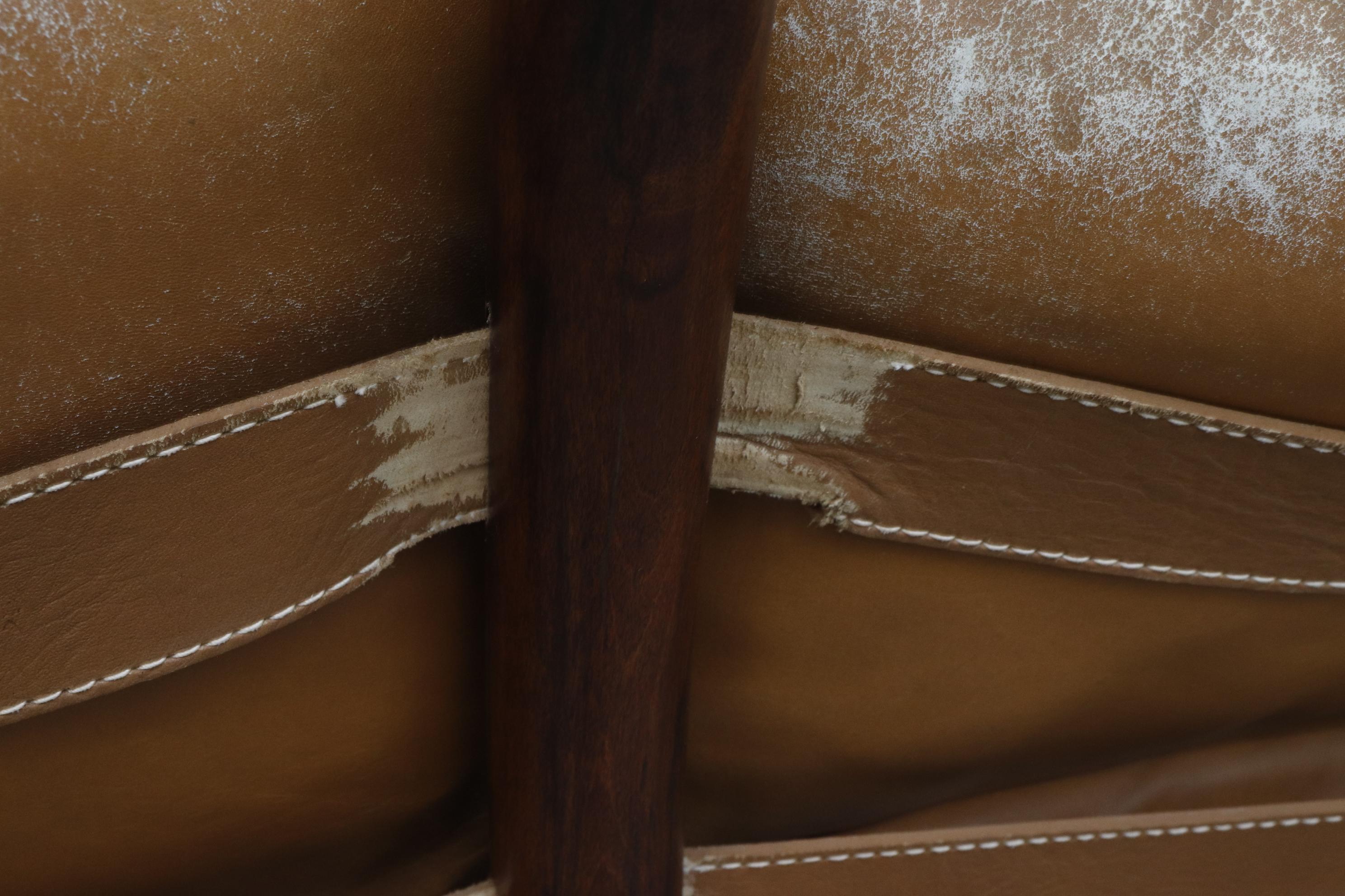 Arne Norell Kon-Tiki Leather 3-Seat Sofa 2