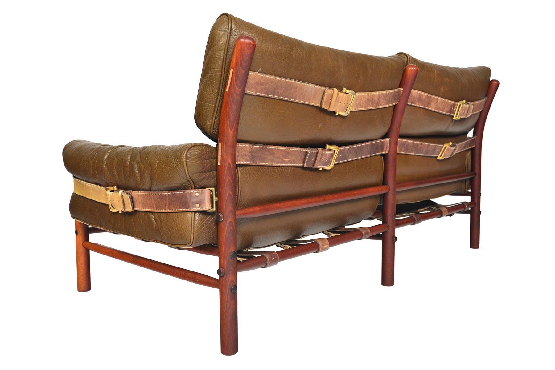 Arne Norell Kontiki Loveseat in Leather 4