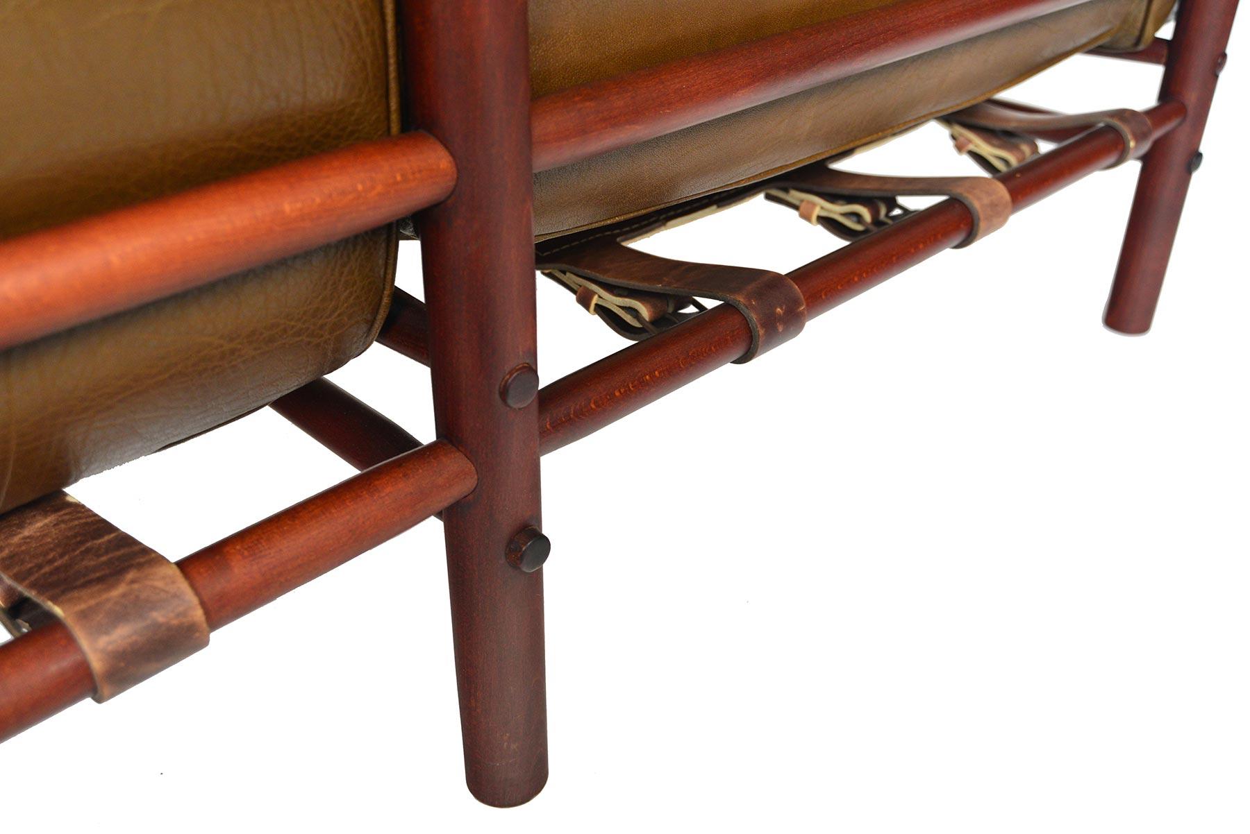 Arne Norell Kontiki Loveseat in Leather 5