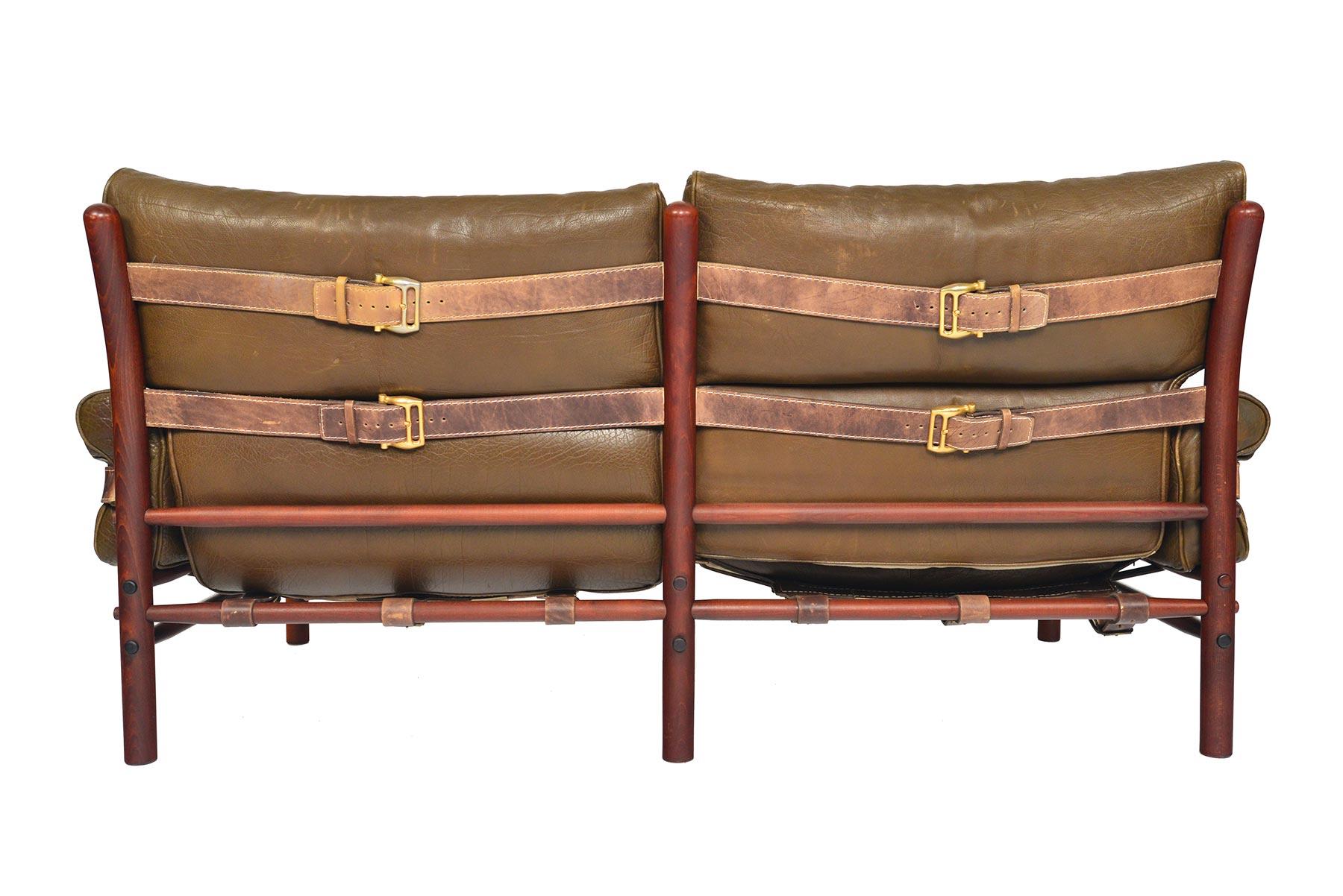 Arne Norell Kontiki Loveseat in Leather 6