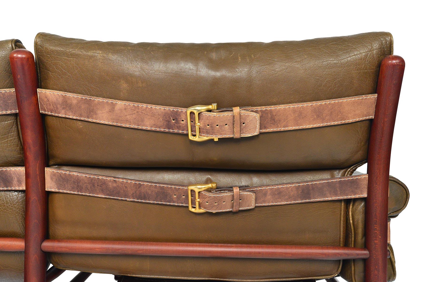 Arne Norell Kontiki Loveseat in Leather 7