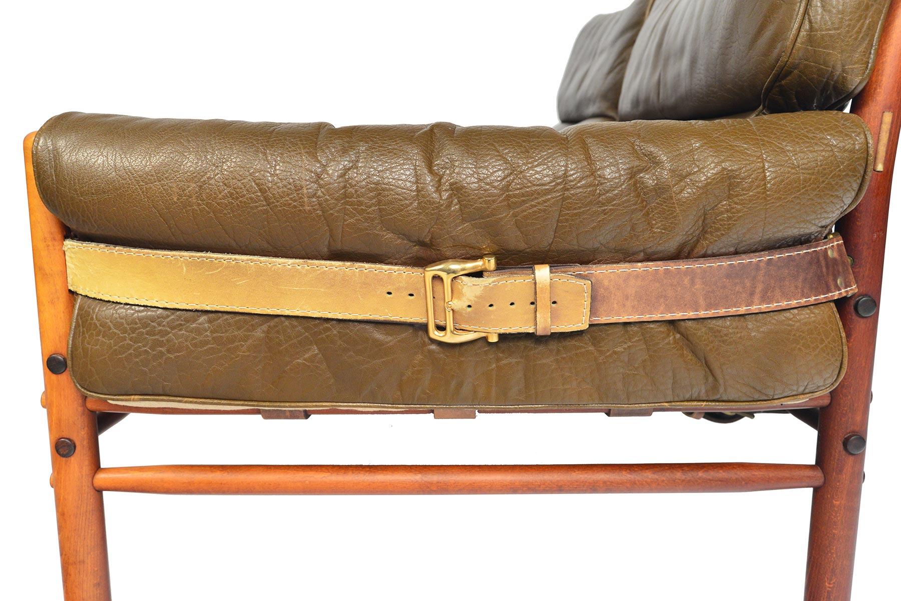 Arne Norell Kontiki Loveseat in Leather 2