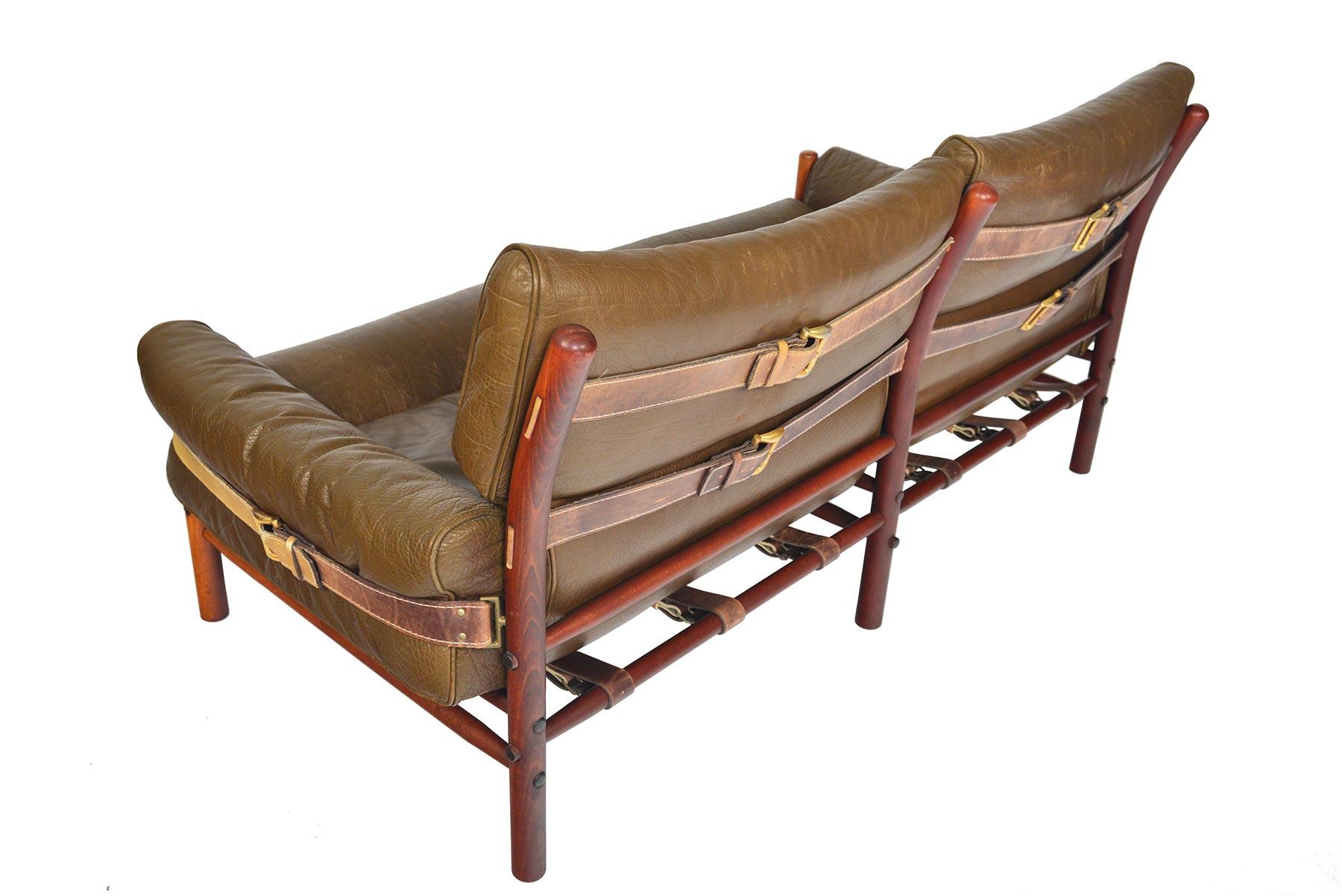 Arne Norell Kontiki Loveseat in Leather 3