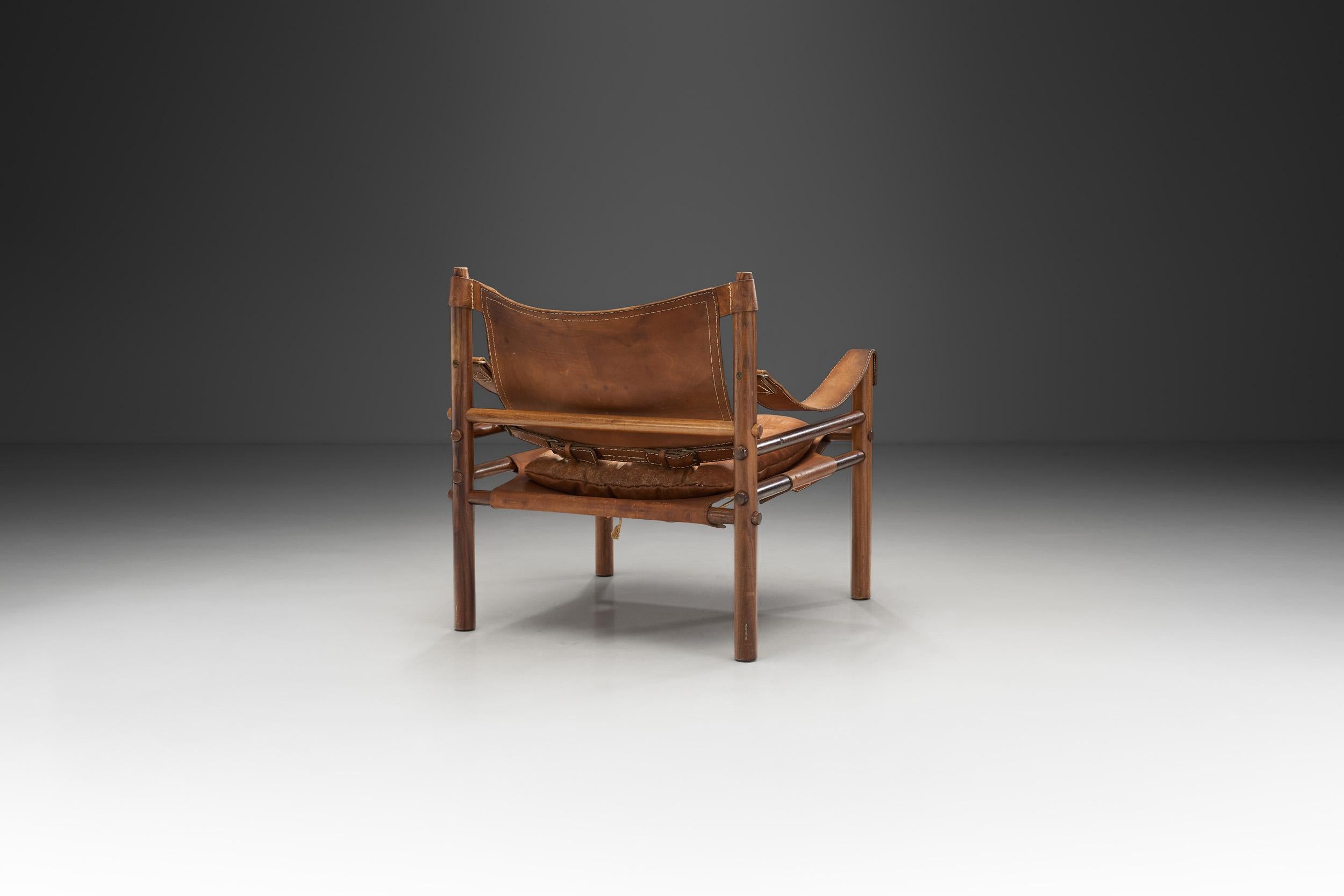 Mid-Century Modern Arne Norell Leather 