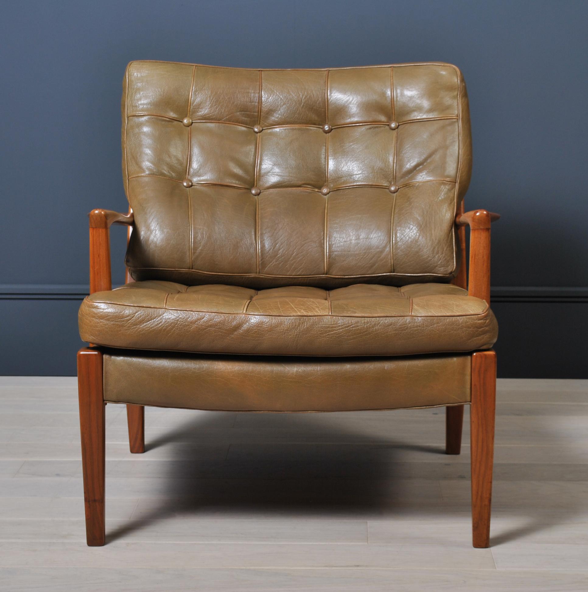 Mid-Century Modern Arne Norell Lounge Chair