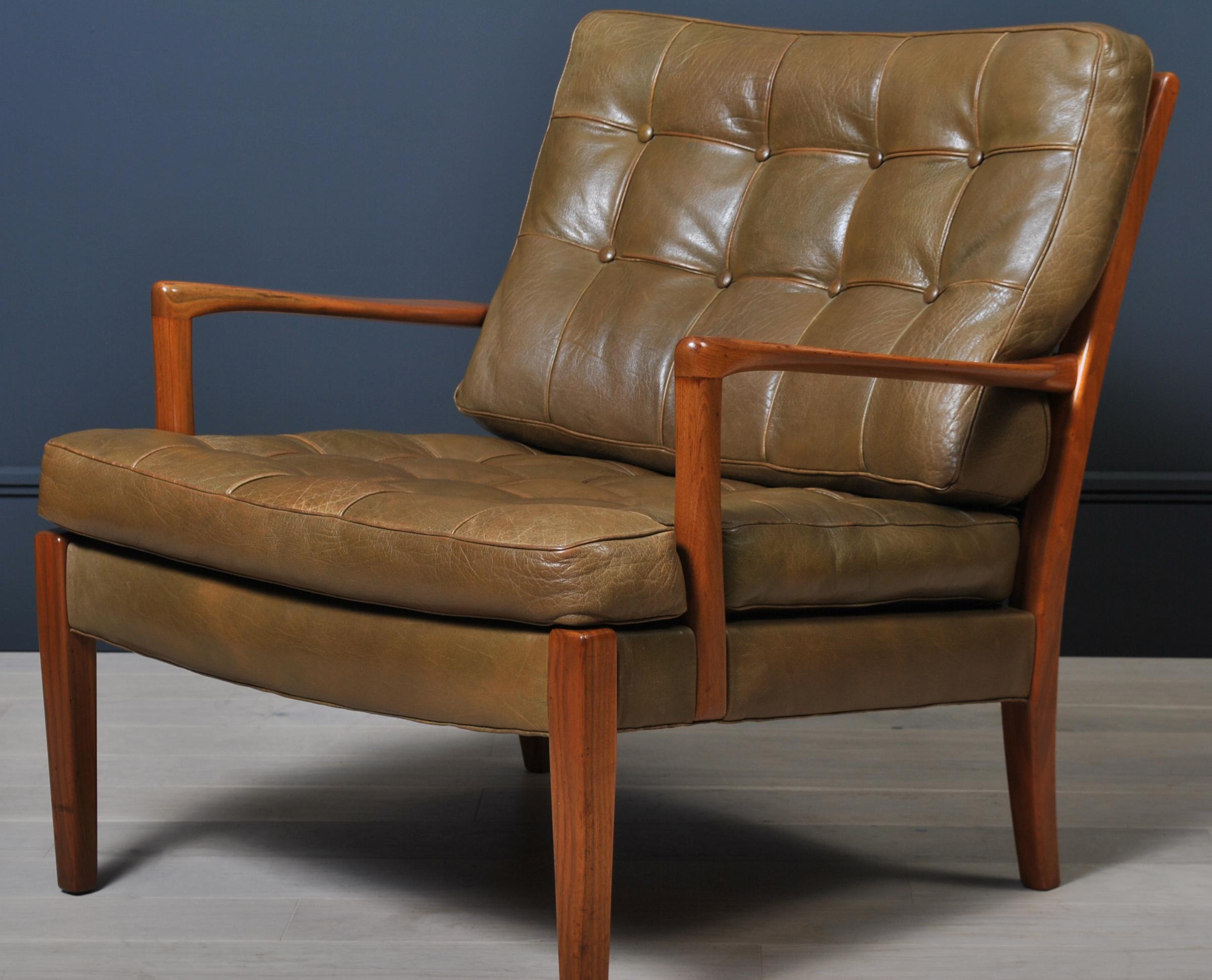 20th Century Arne Norell Lounge Chair