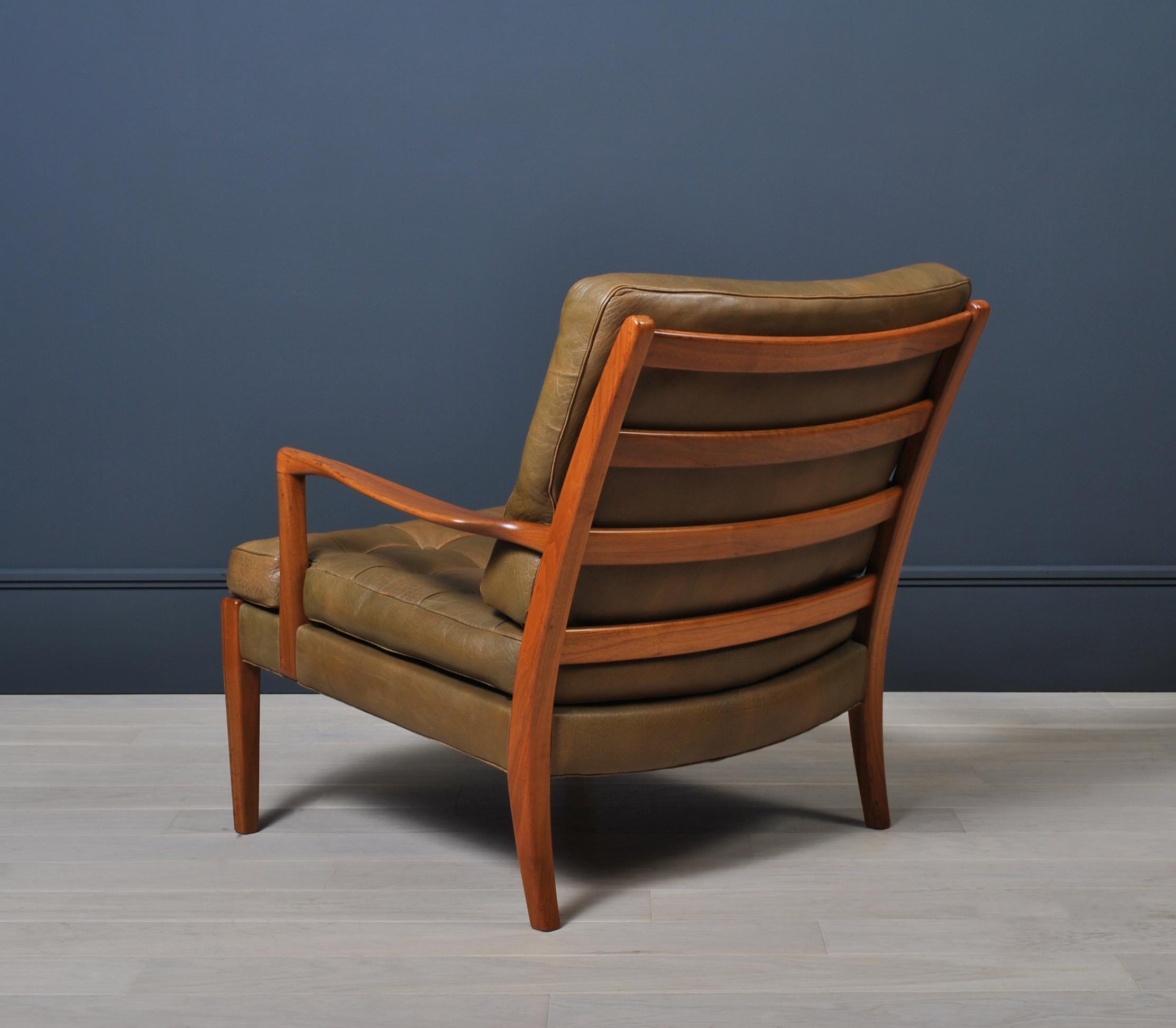 Leather Arne Norell Lounge Chair