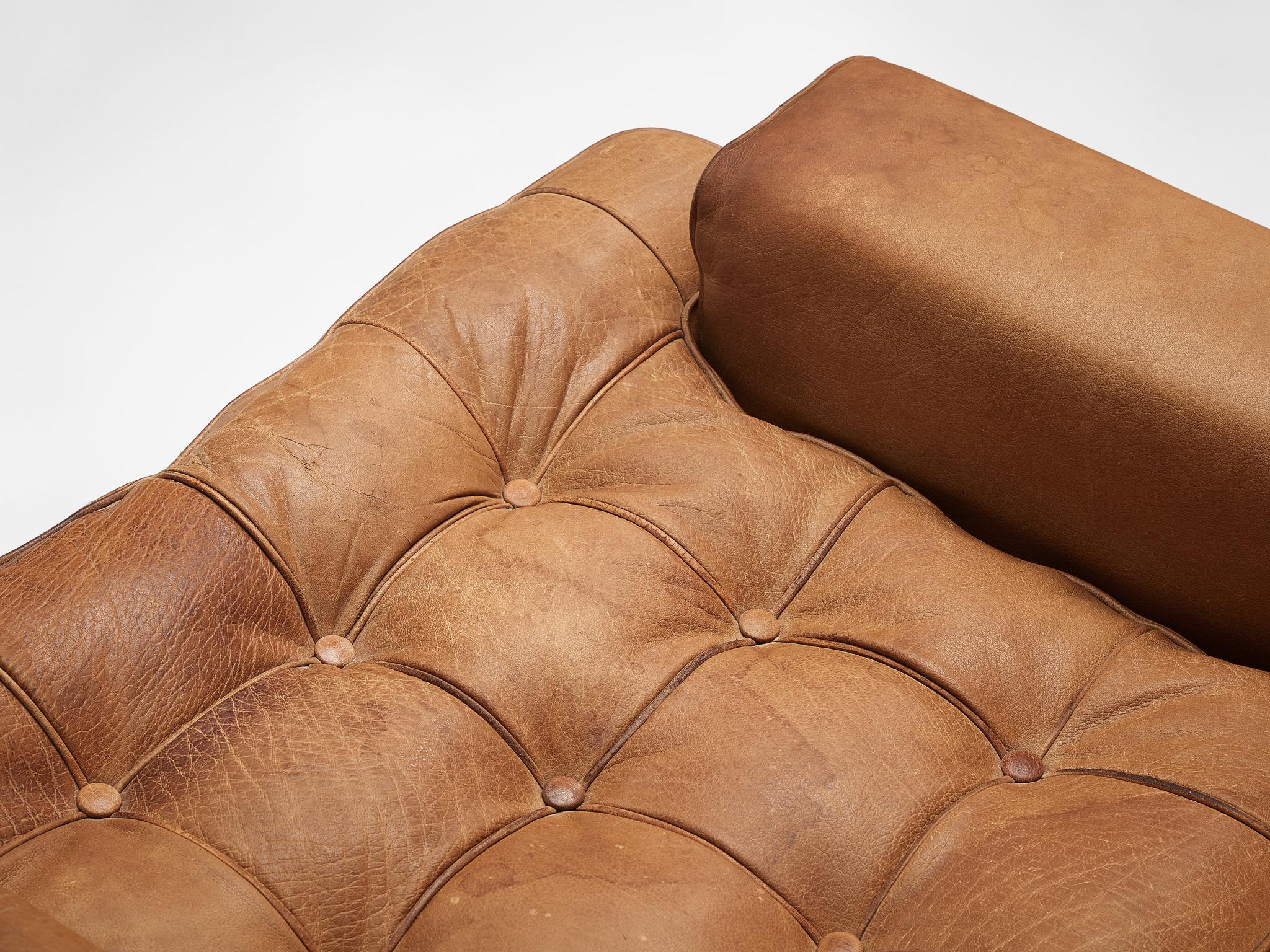 Arne Norell Lounge Chair in Cognac Leather 3