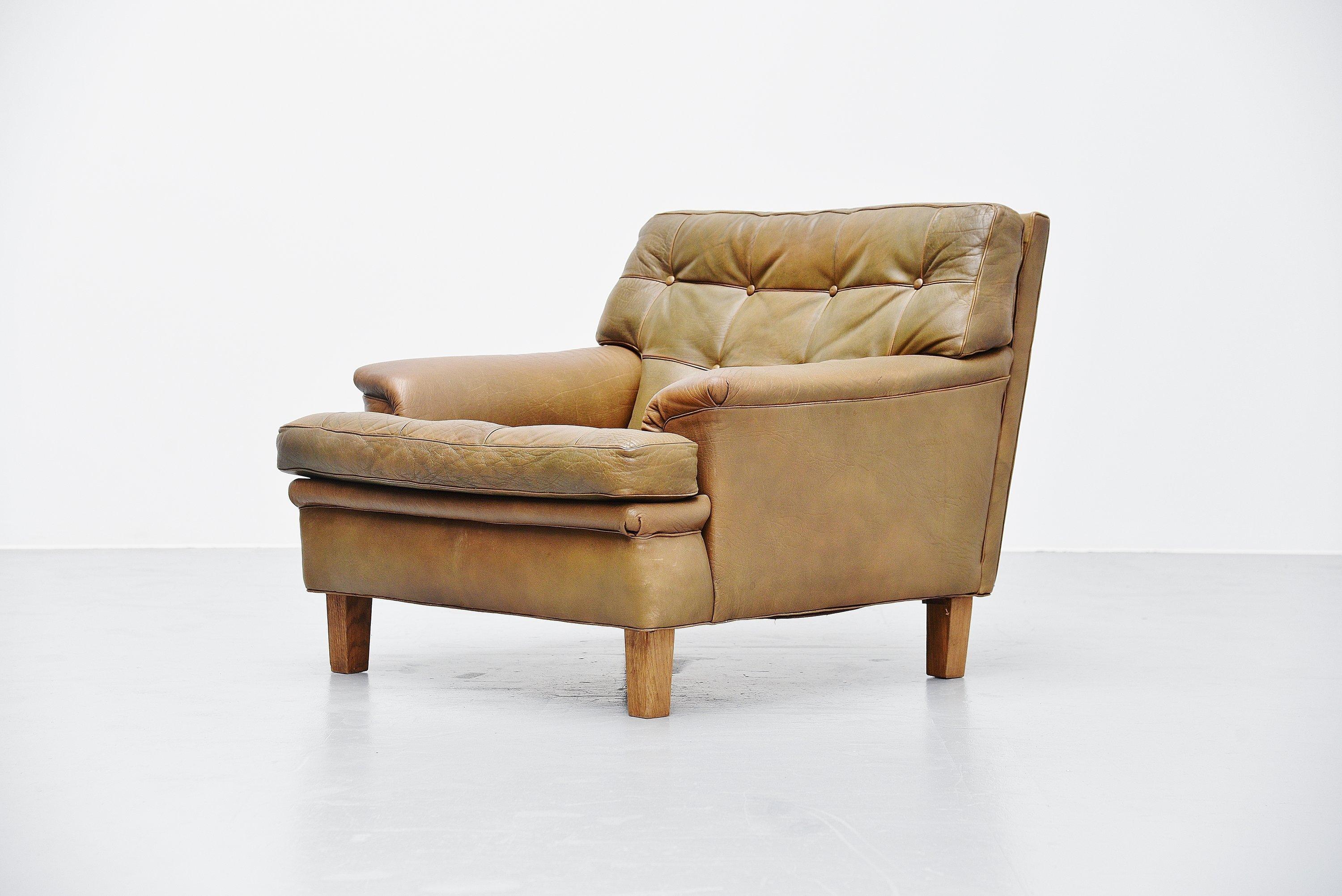 Scandinavian Modern Arne Norell Merkur Lounge Chair, Sweden, 1960 For Sale