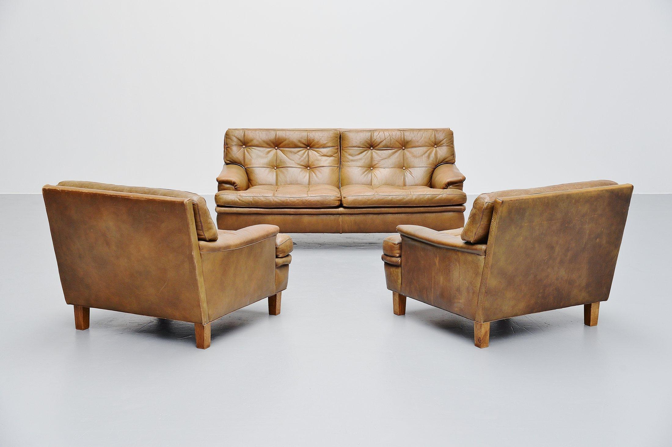 Arne Norell Merkur Two-Seat Sofa AB, Sweden, 1960 In Good Condition In Roosendaal, Noord Brabant