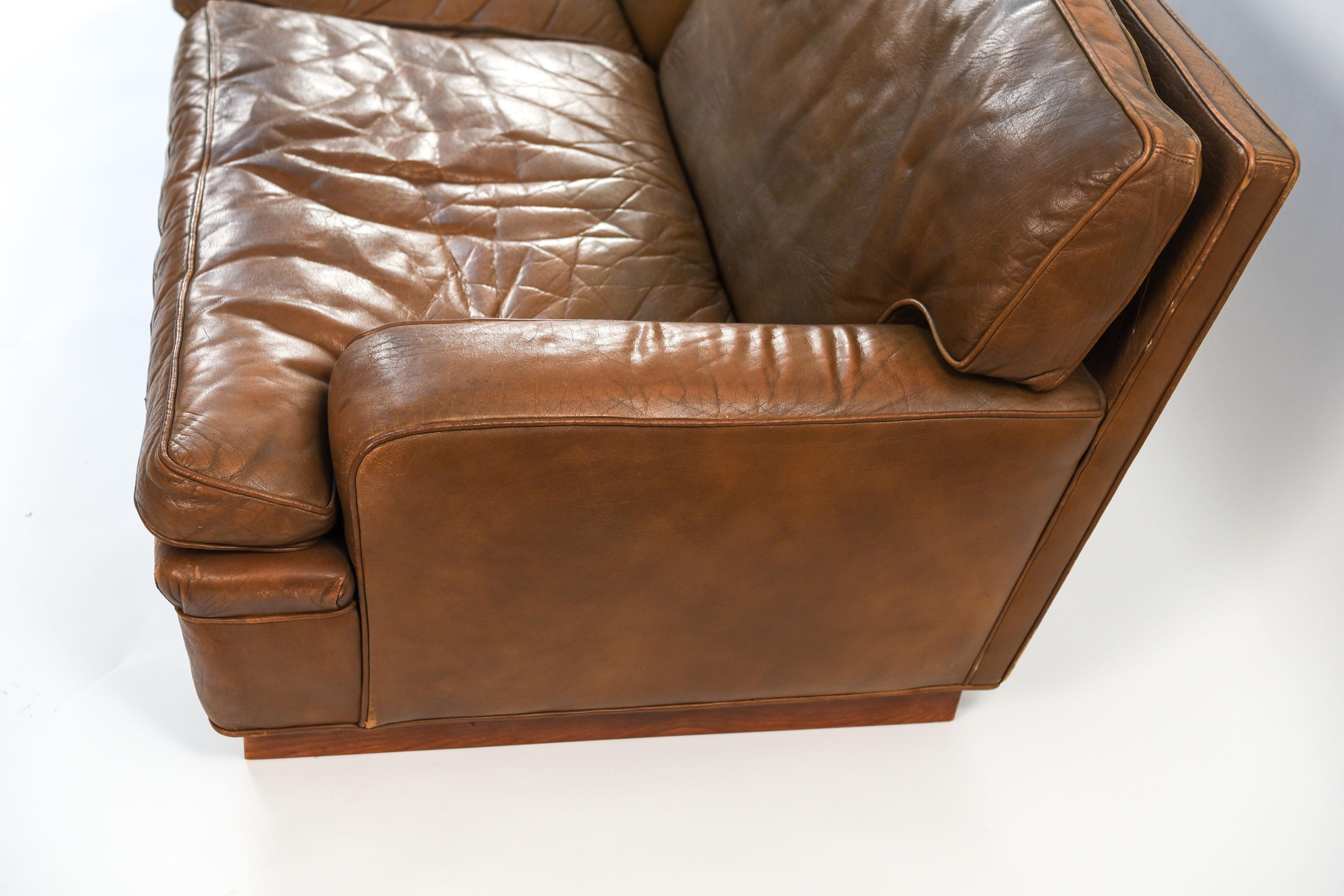 Arne Norell „Mexico“ Leder-Sofa 8