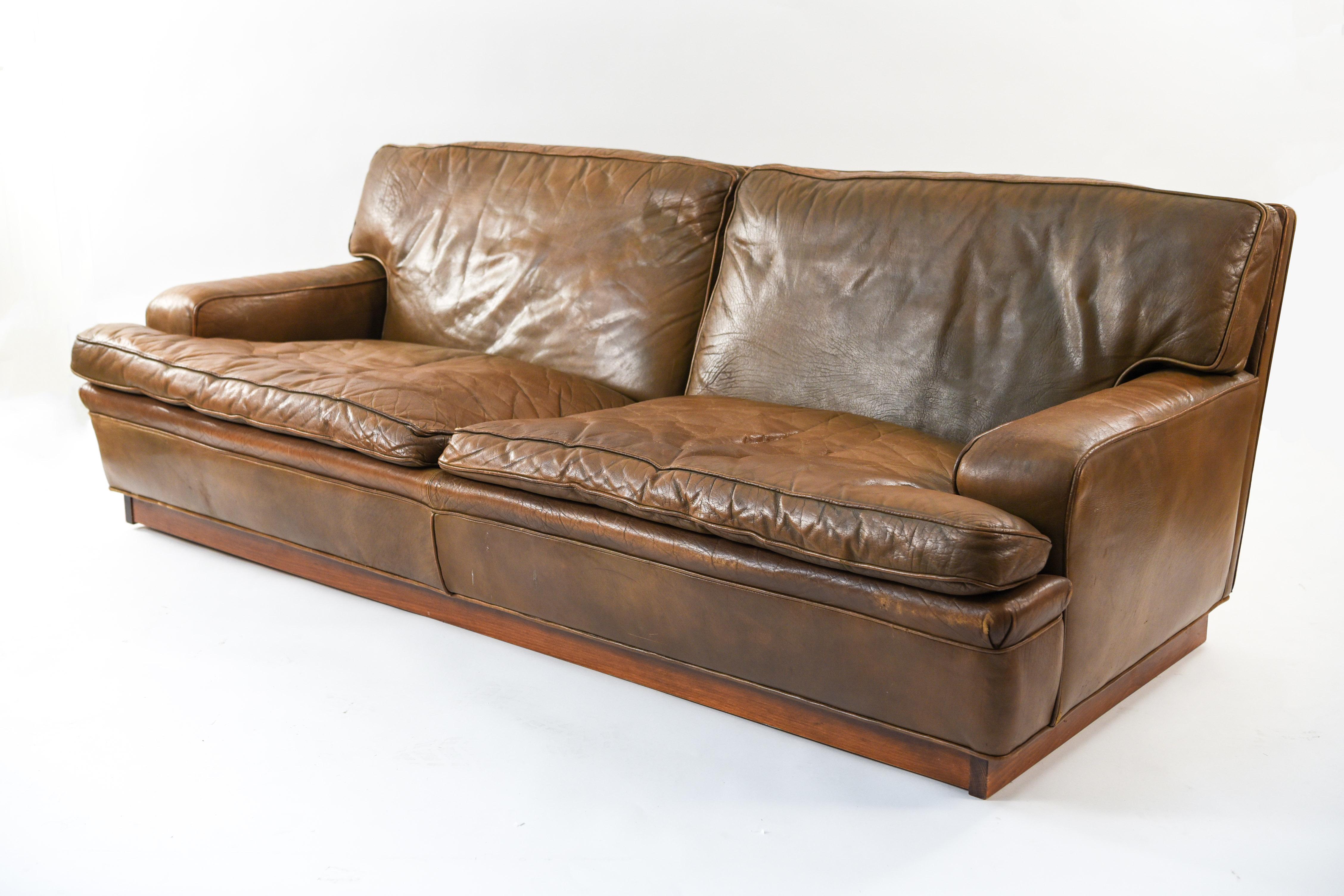 Arne Norell „Mexico“ Leder-Sofa 10