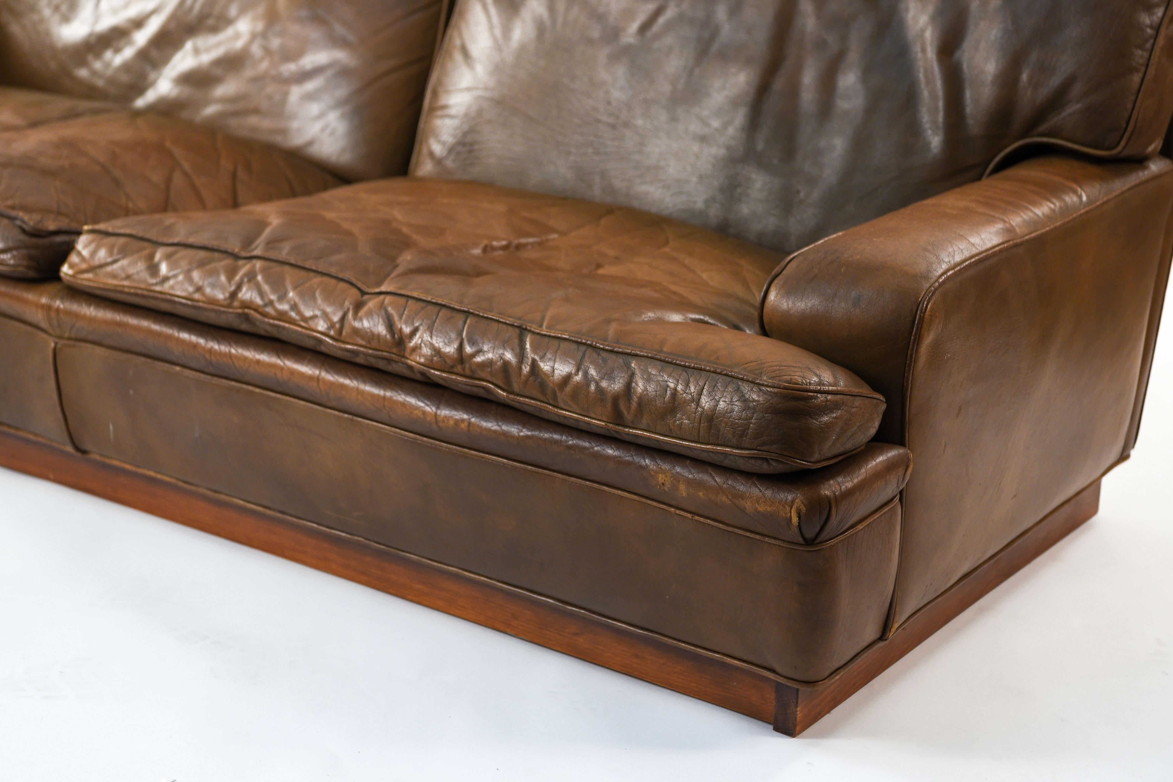 Arne Norell „Mexico“ Leder-Sofa 11