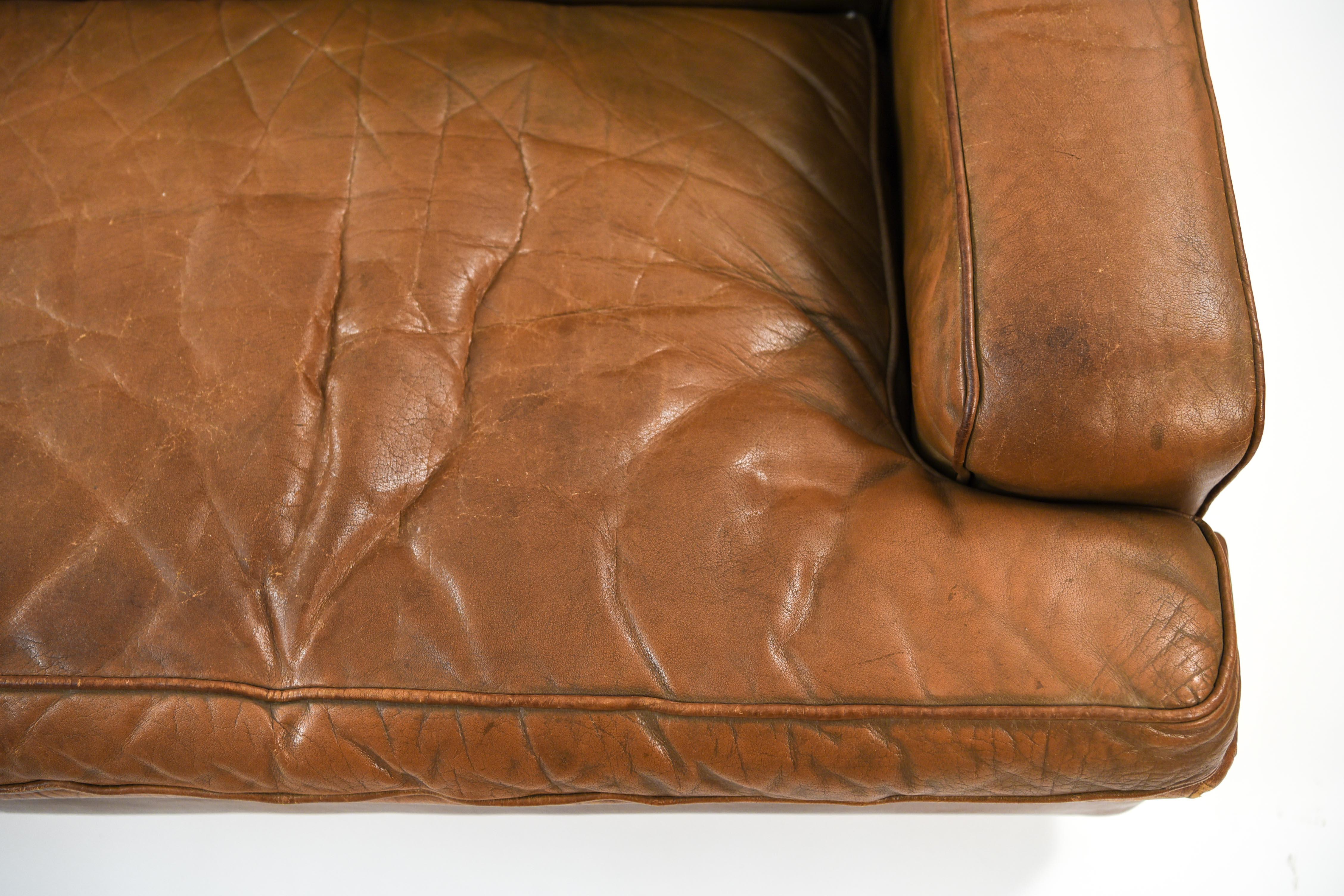 Arne Norell „Mexico“ Leder-Sofa (Moderne der Mitte des Jahrhunderts)
