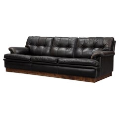 Arne Norell ‘mexico’ Sofa in Black Leather