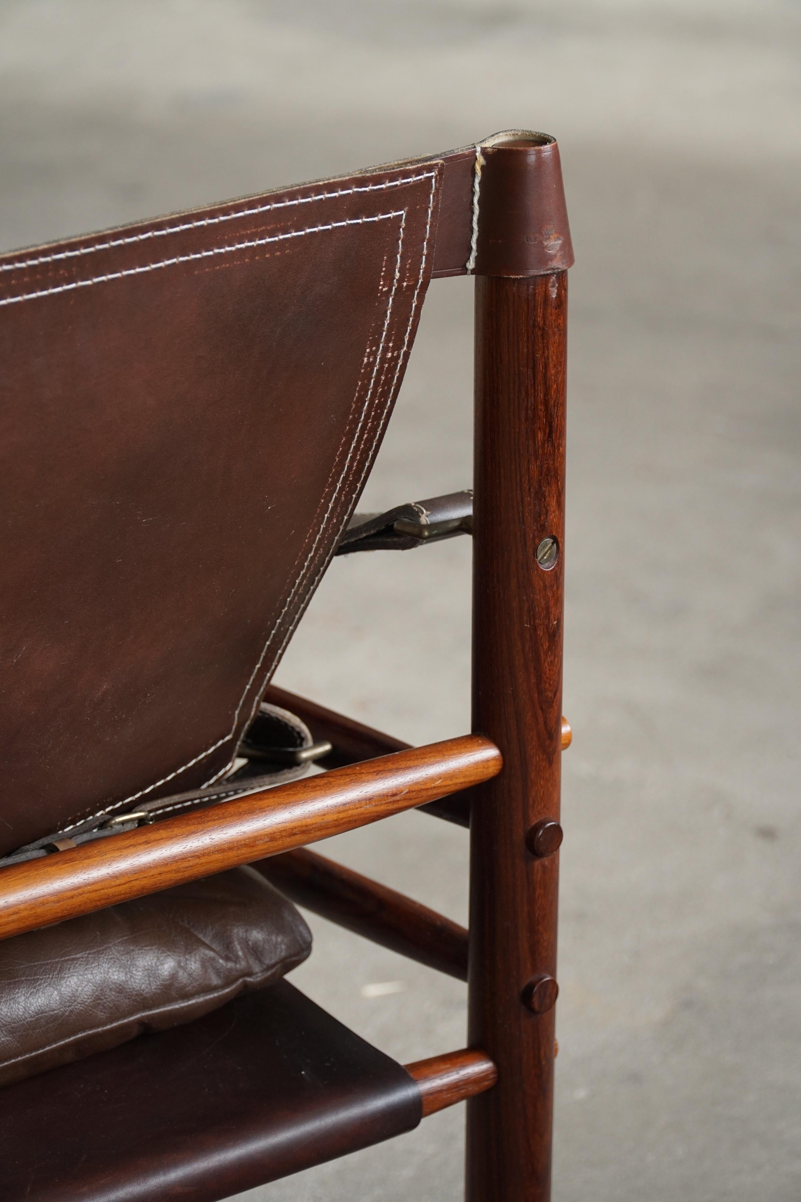 Arne Norell, Pair of Sirocco Lounge Chairs in Rosewood, AB Aneby, 1960s 9