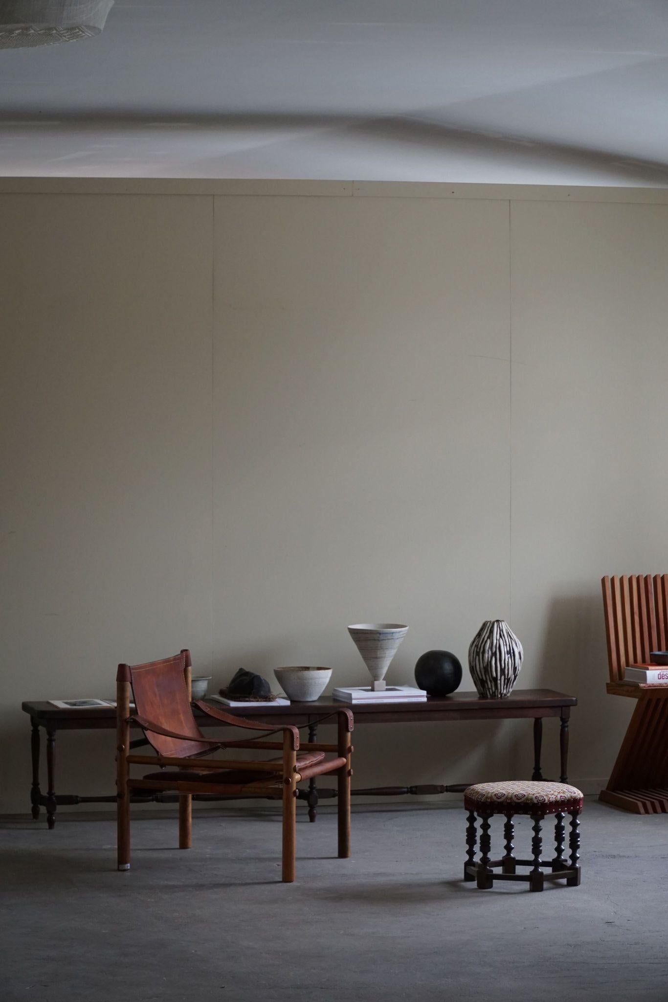 Arne Norell, Pair of Sirocco Lounge Chairs, Leather & Rosewood, AB Aneby, 1960s 3