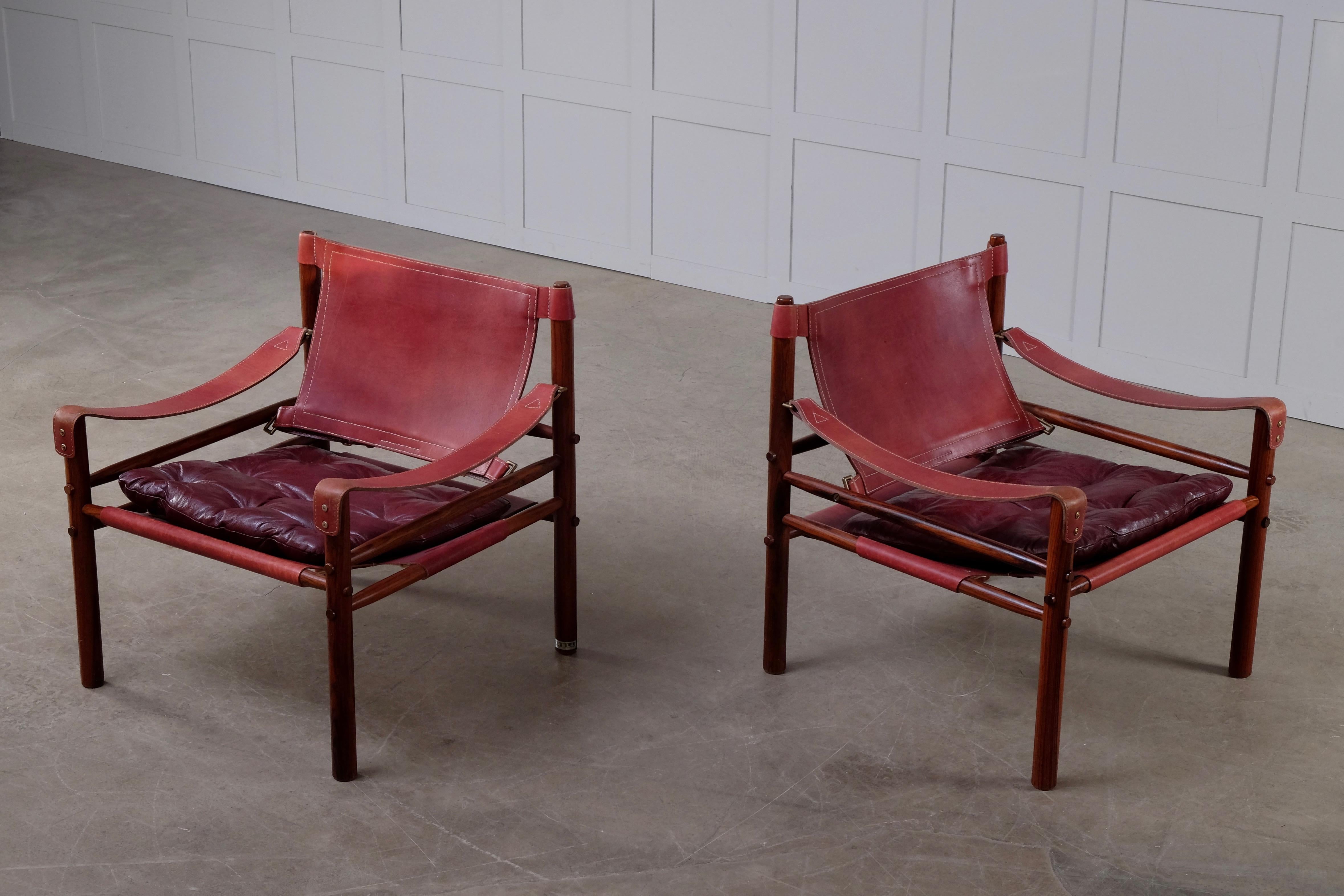 Arne Norell Sirocco Safari Chairs, 1960s 4