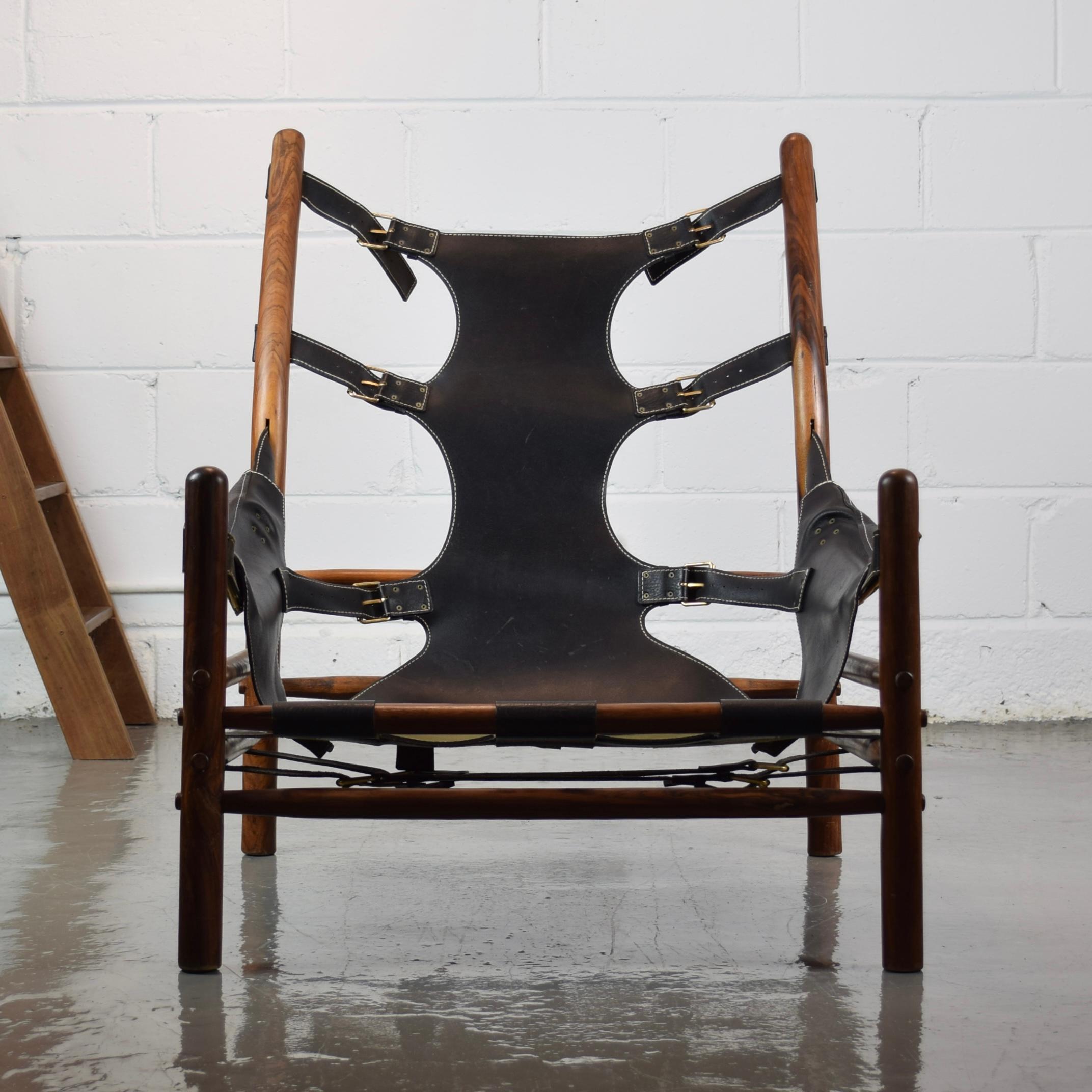 Arne Norell Rosewood Inca Chair 3