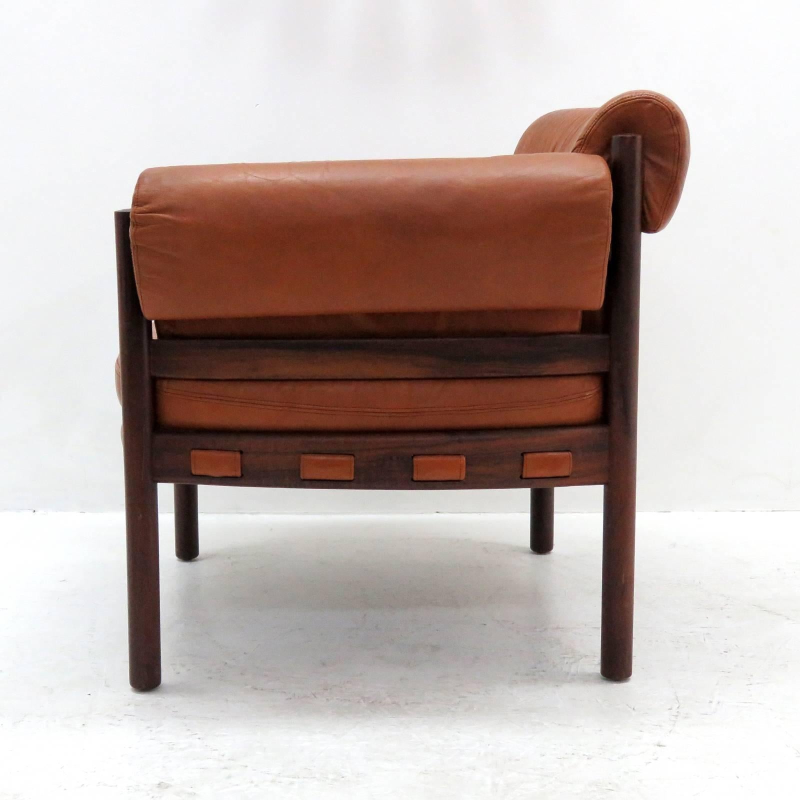Arne Norell Rosewood Lounge Chairs for Coja Culemborg In Excellent Condition In Los Angeles, CA